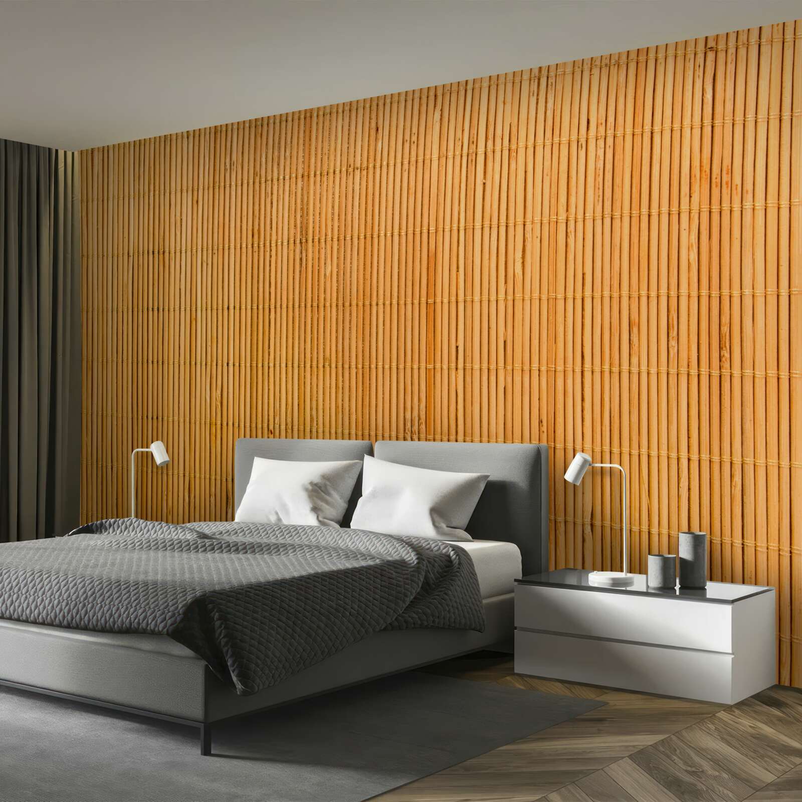 Papier peint tablette pour servir les petits pains