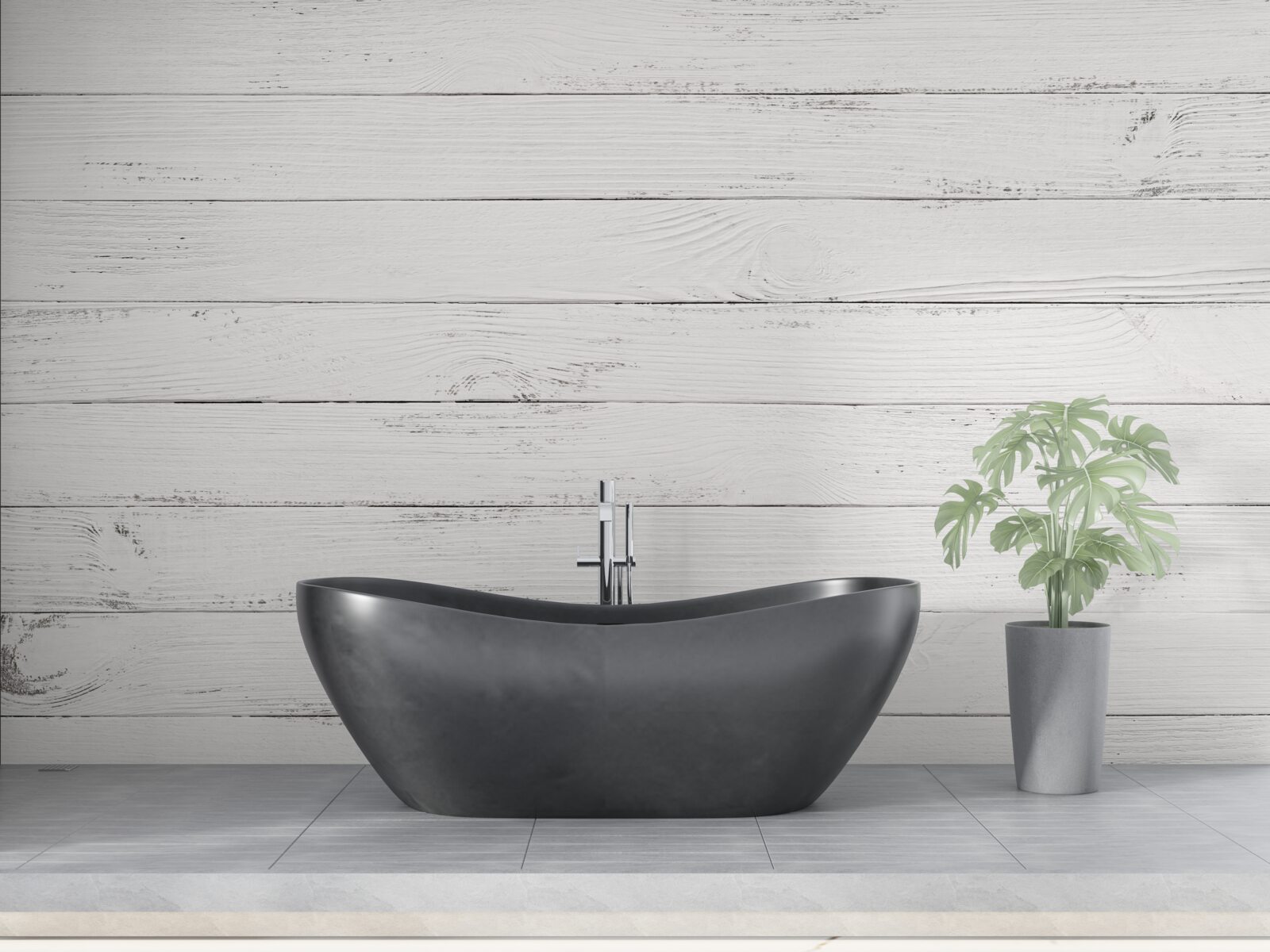 Papier peint tableaux blancs disposés horizontalement