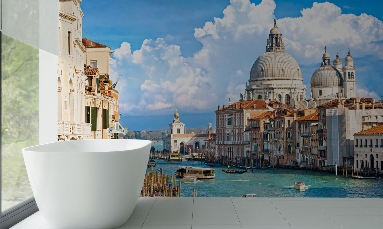 Papier peint vue panoramique de venise