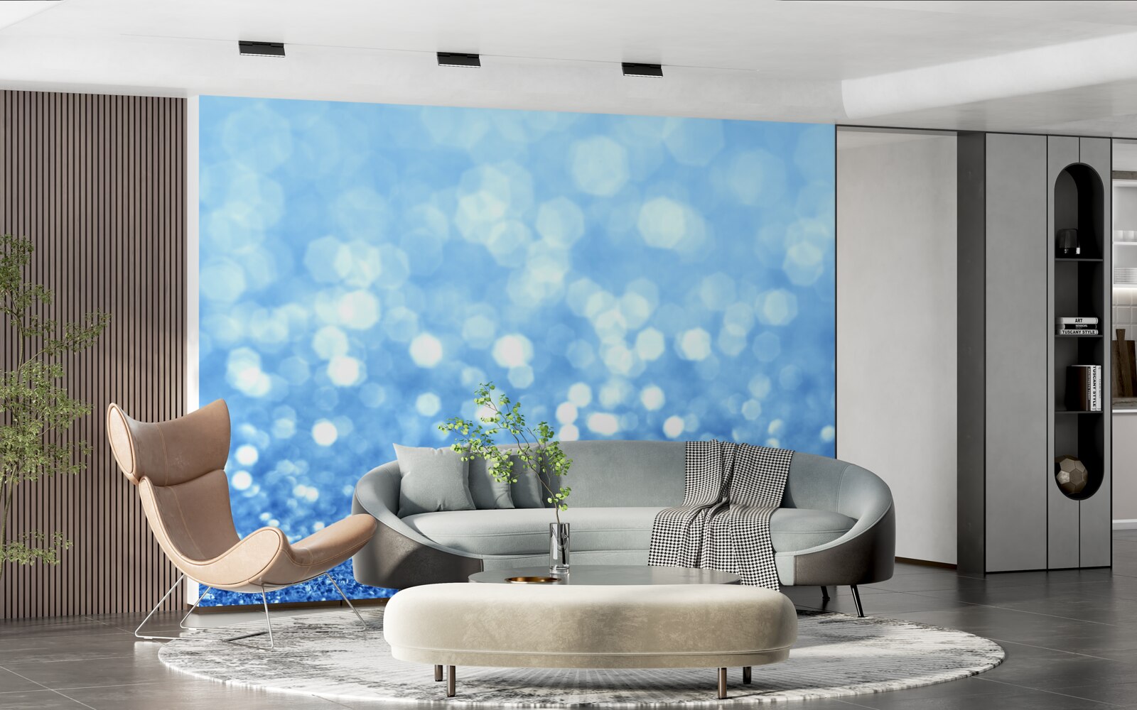 Papier peint pluie matinale