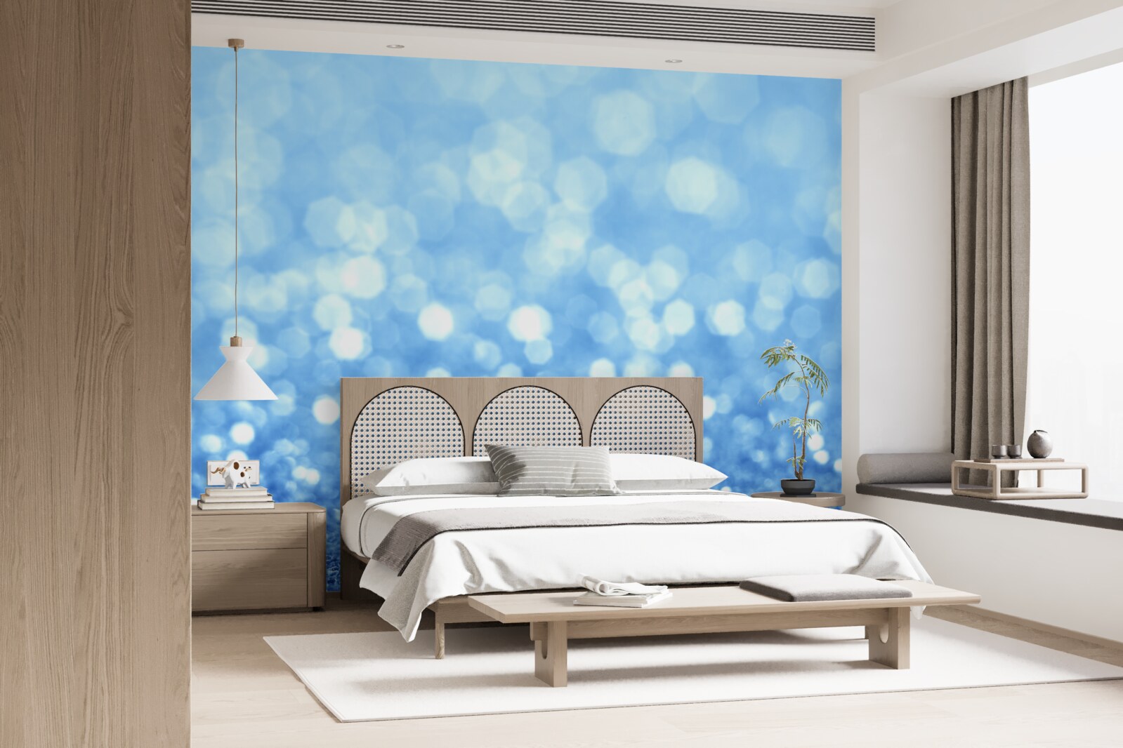 Papier peint pluie matinale