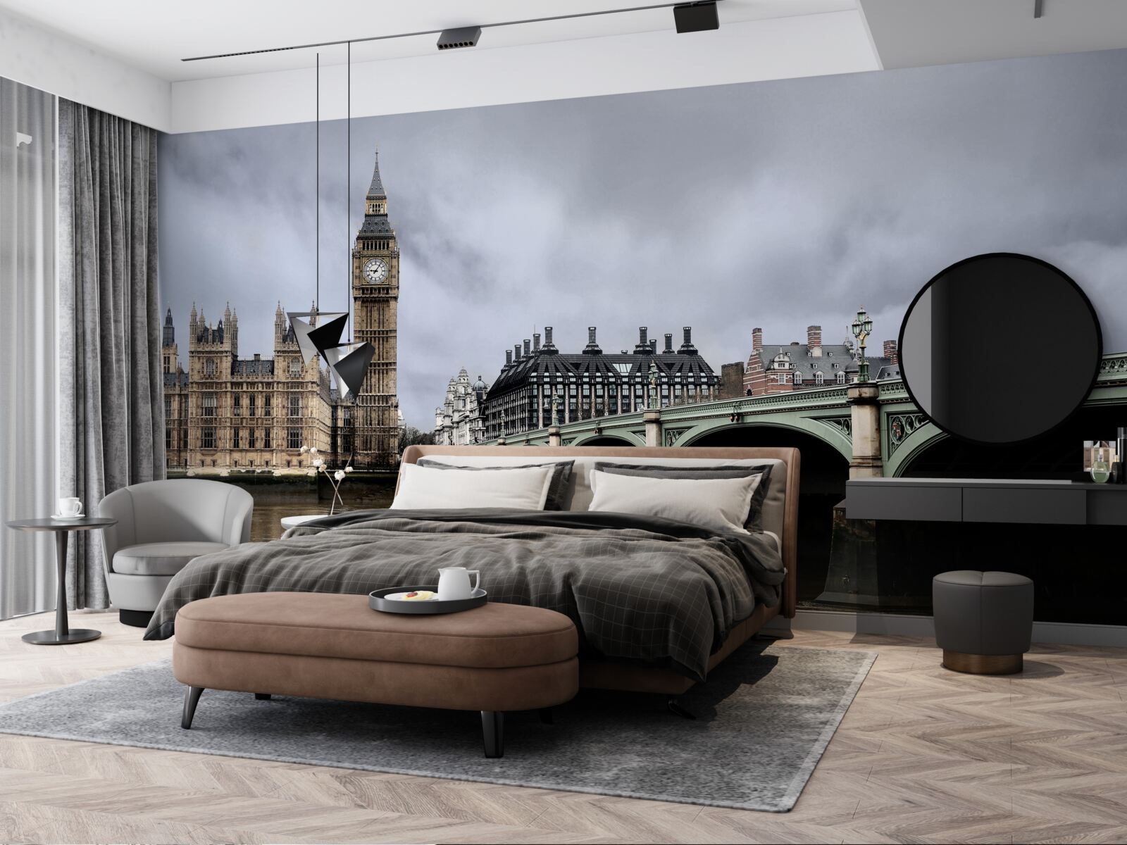 Papier peint pont de londres sur la thames