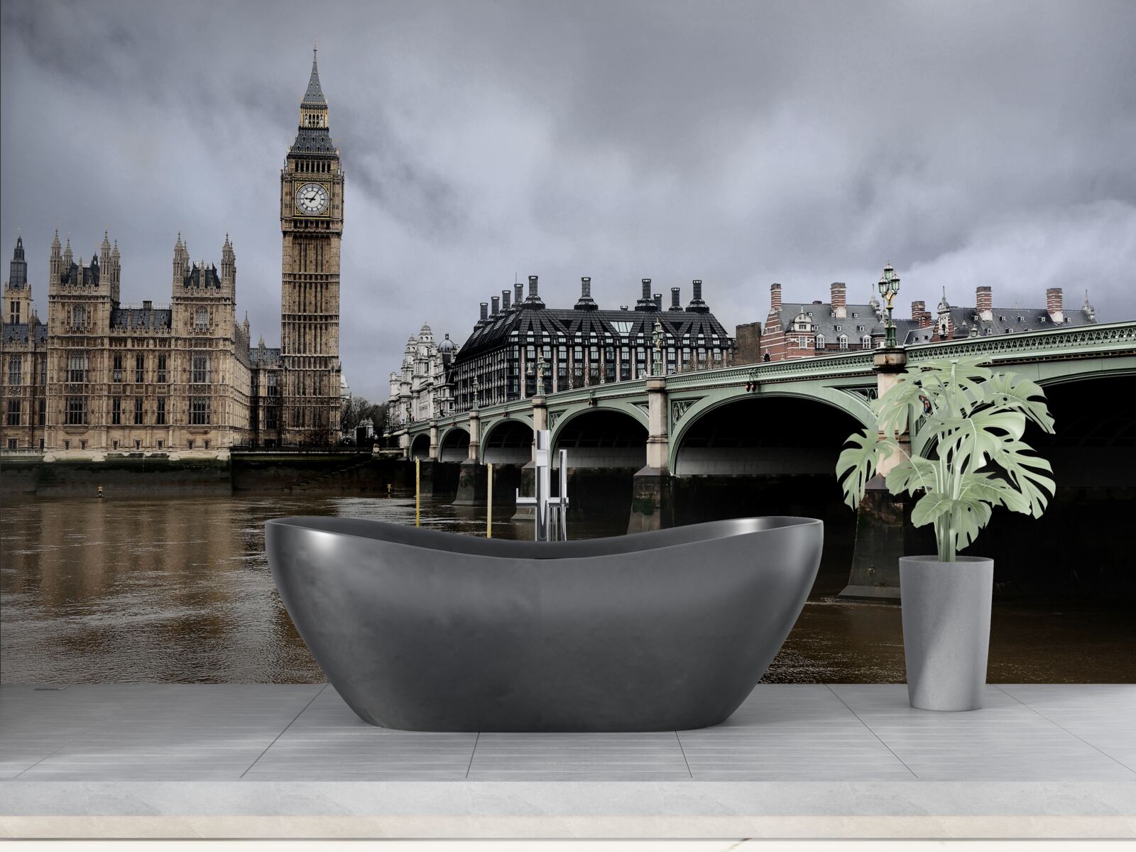 Papier peint pont de londres sur la thames