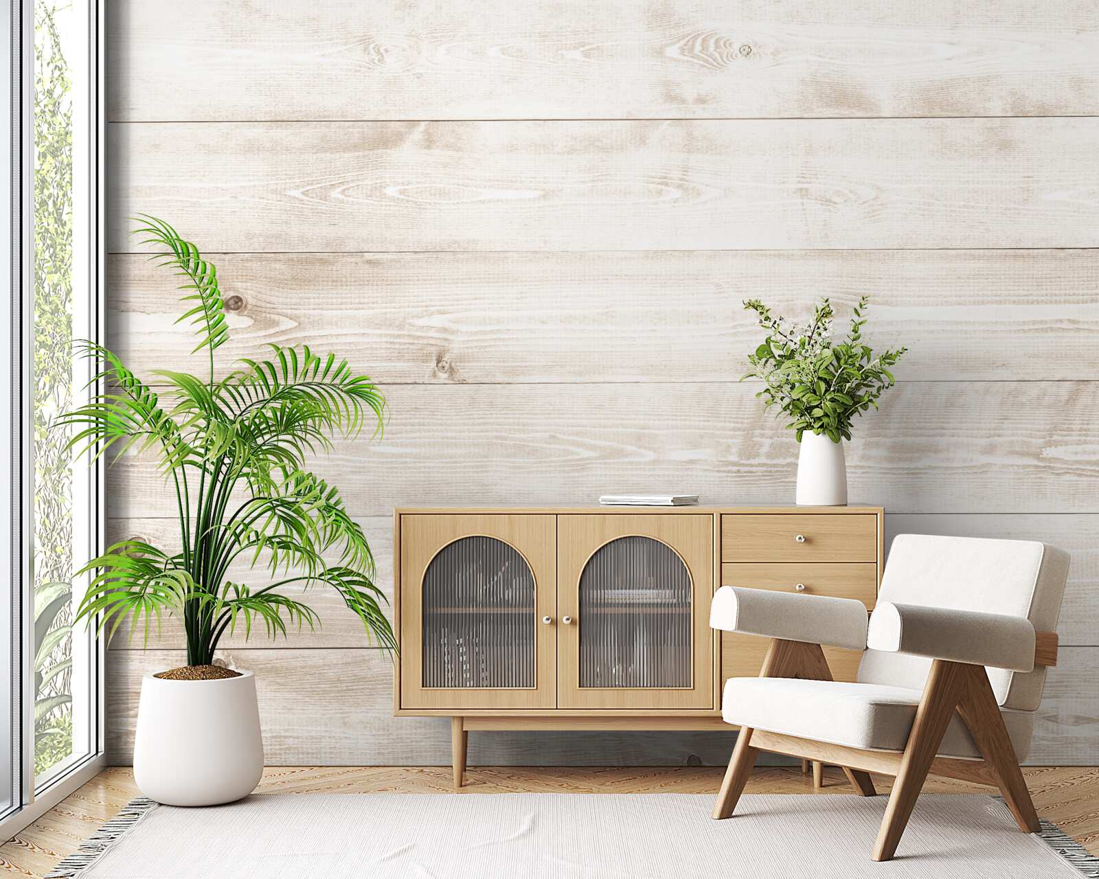 Papier peint panneau lumineux avec texte en orientation horizontale