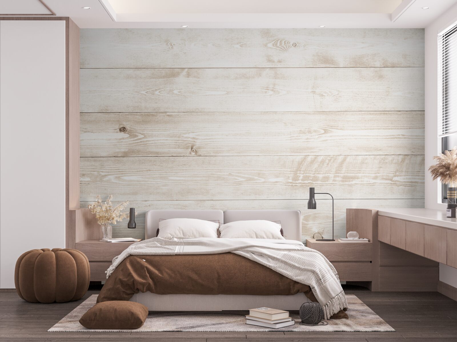 Papier peint panneau lumineux avec texte en orientation horizontale