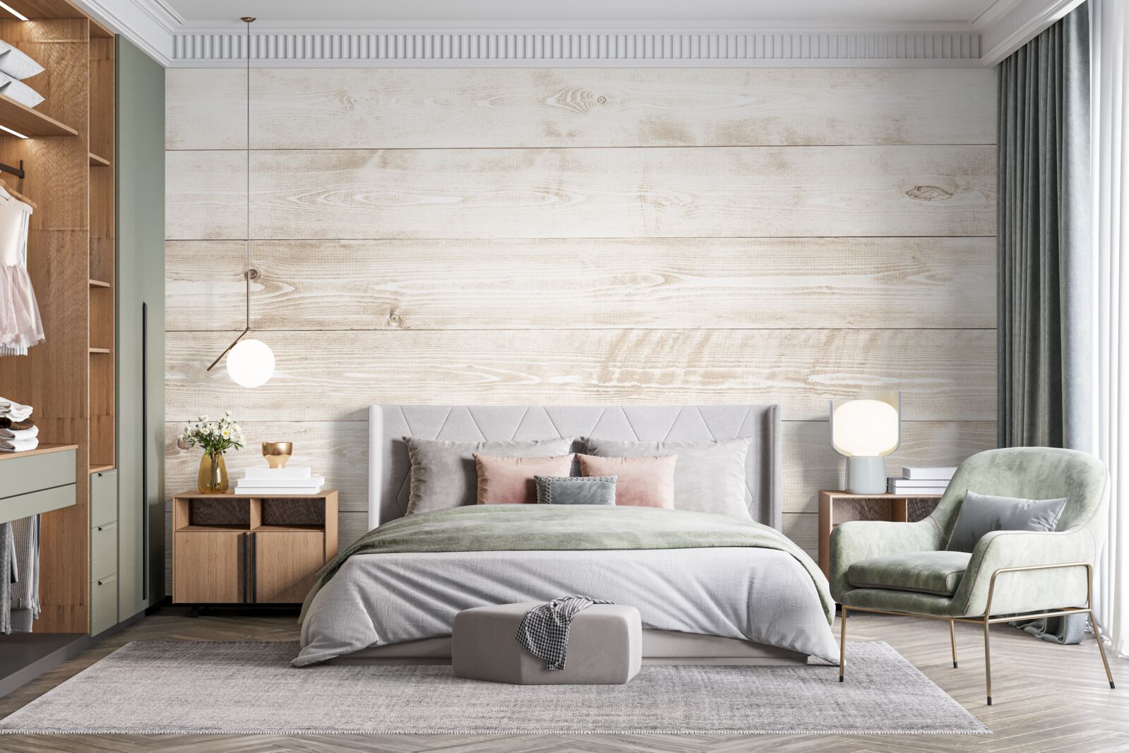 Papier peint panneau lumineux avec texte en orientation horizontale