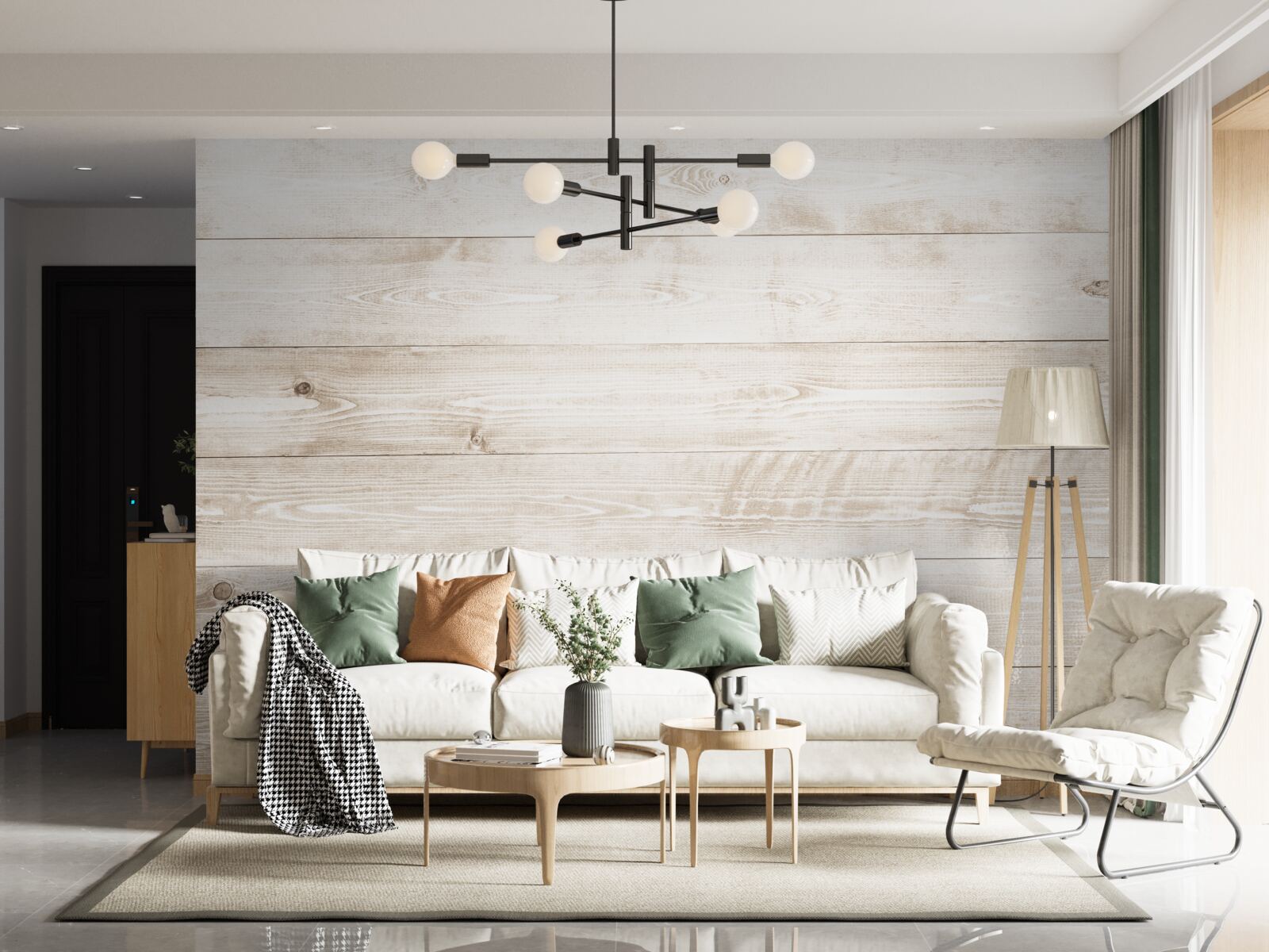 Papier peint panneau lumineux avec texte en orientation horizontale