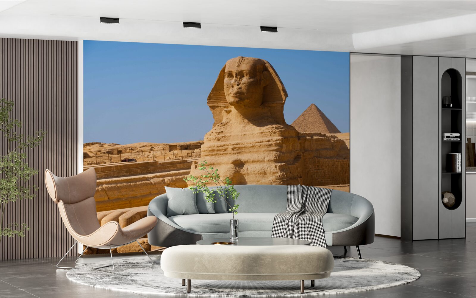 Papier peint sphinx égyptien antique