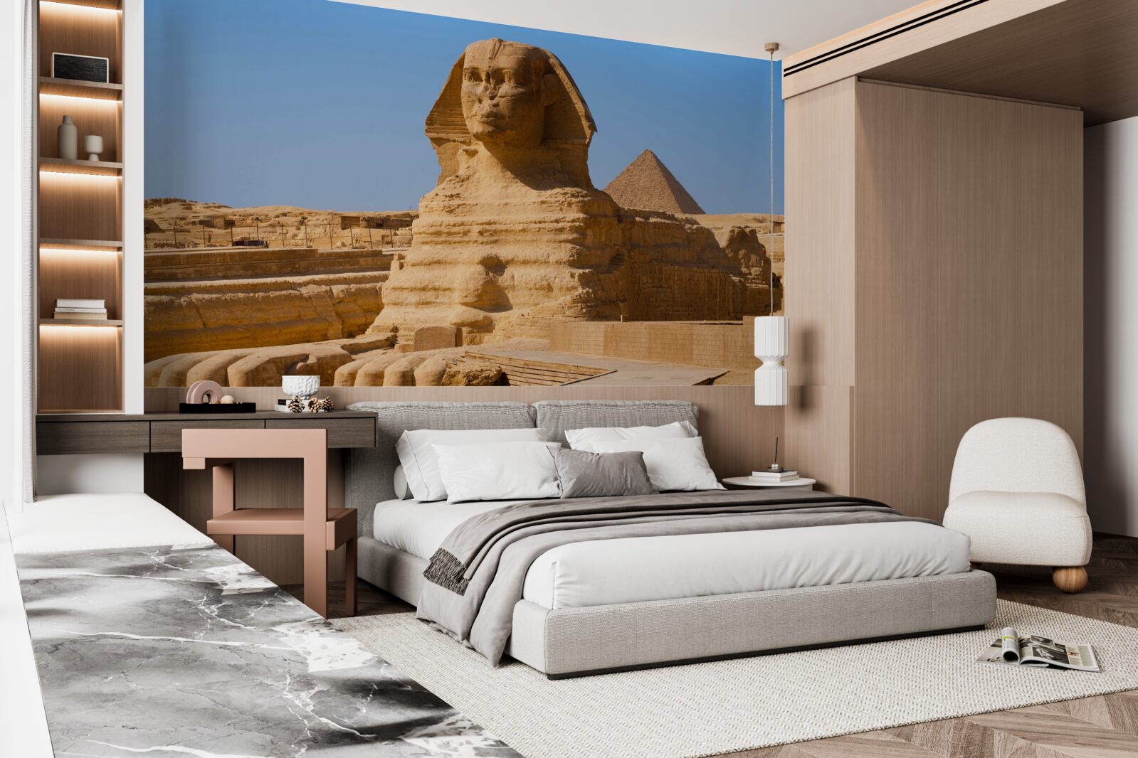 Papier peint sphinx égyptien antique