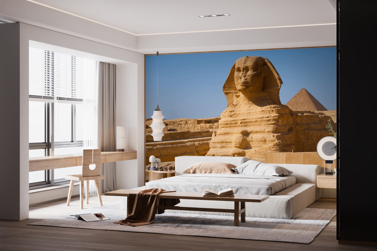 Papier peint sphinx égyptien antique