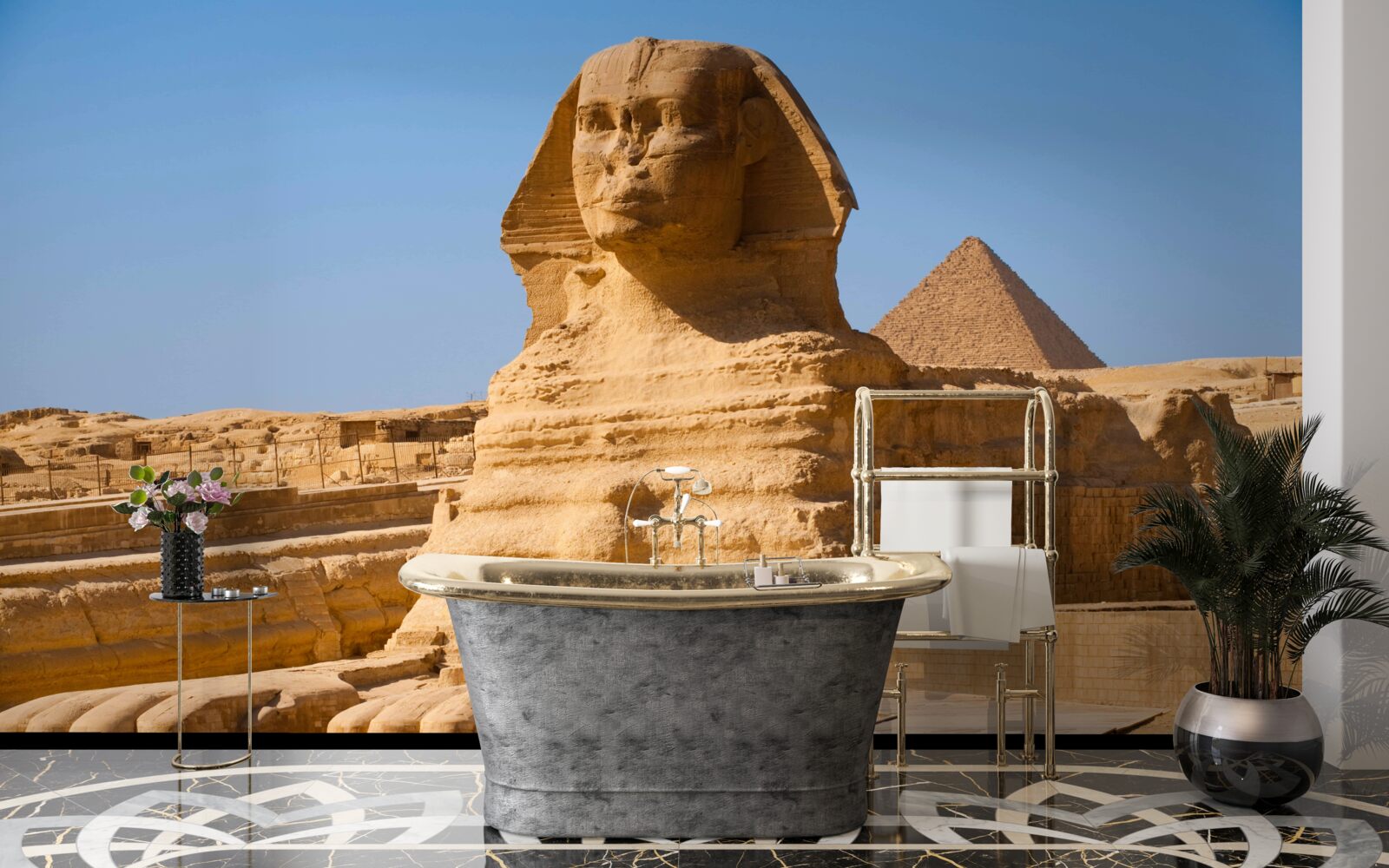 Papier peint sphinx égyptien antique