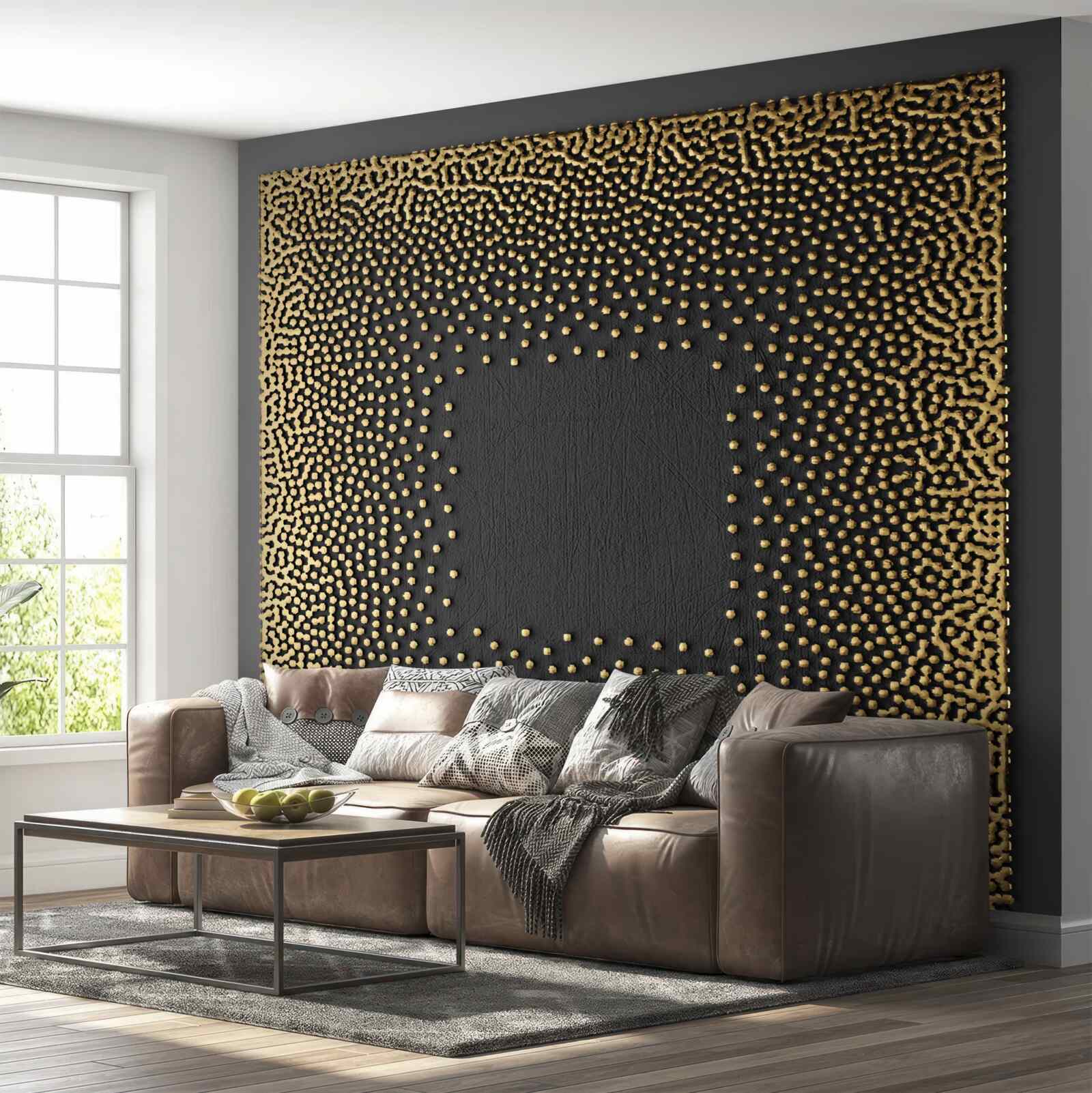 Papier peint puce informatique inversée