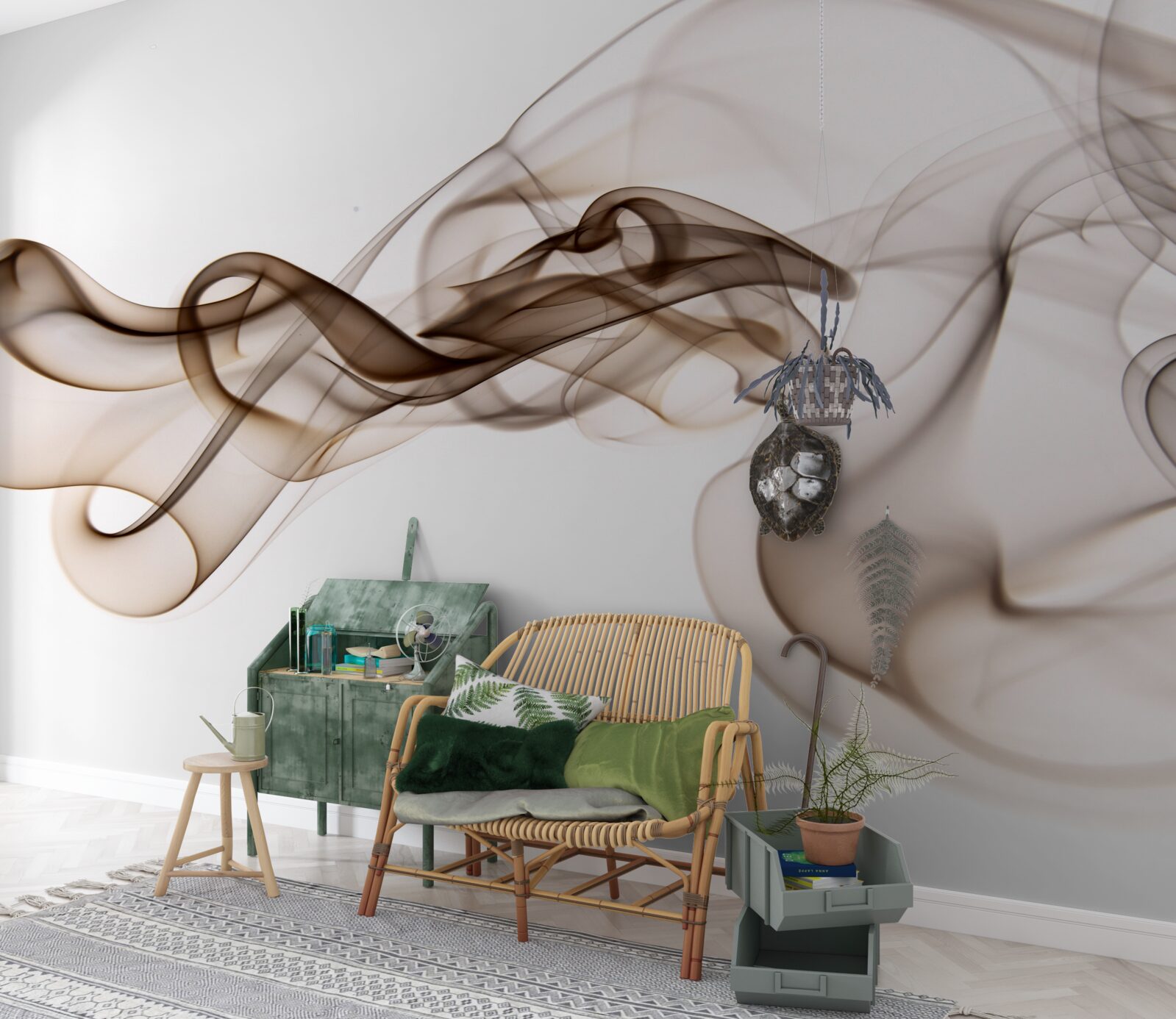 Papier peint boisson abstraite au café avec du lait