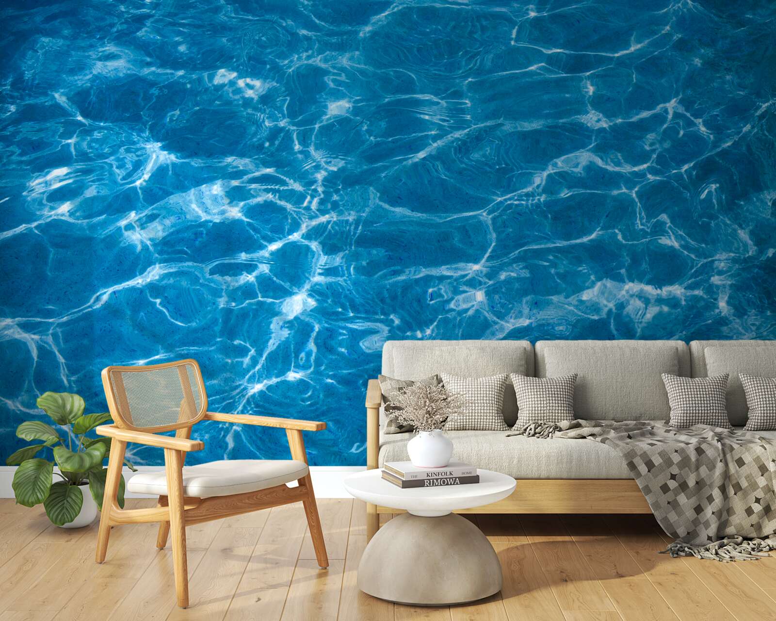 Papier peint soleil sur l'eau