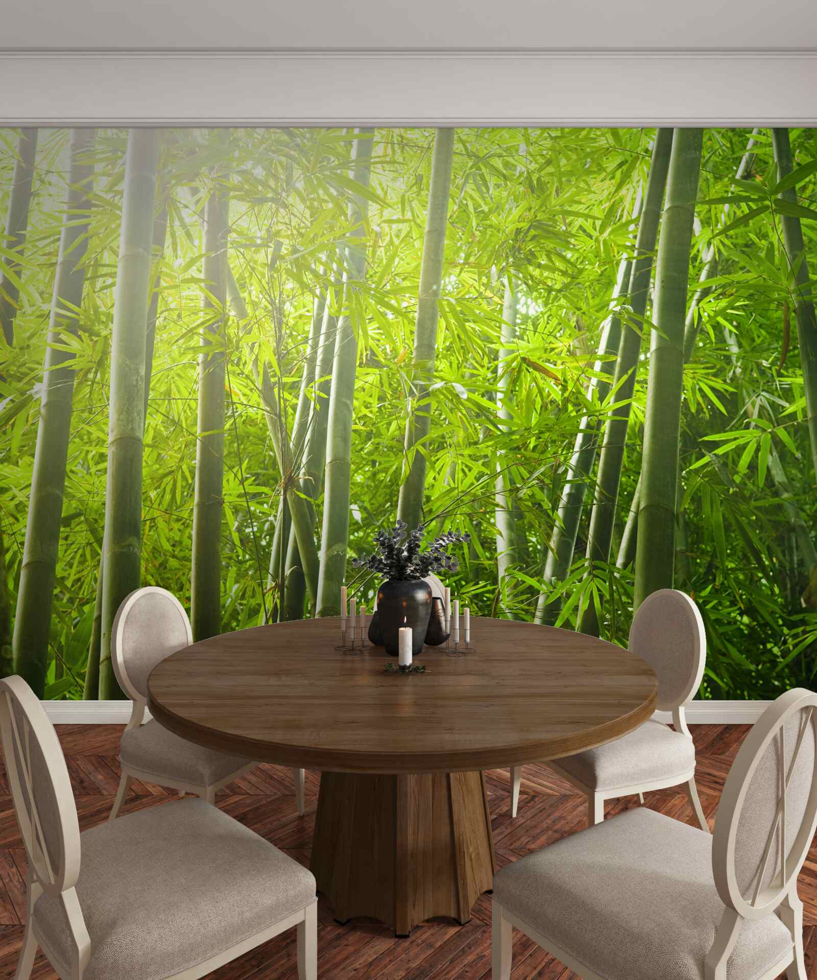 Papier peint des fourrés denses de bambous