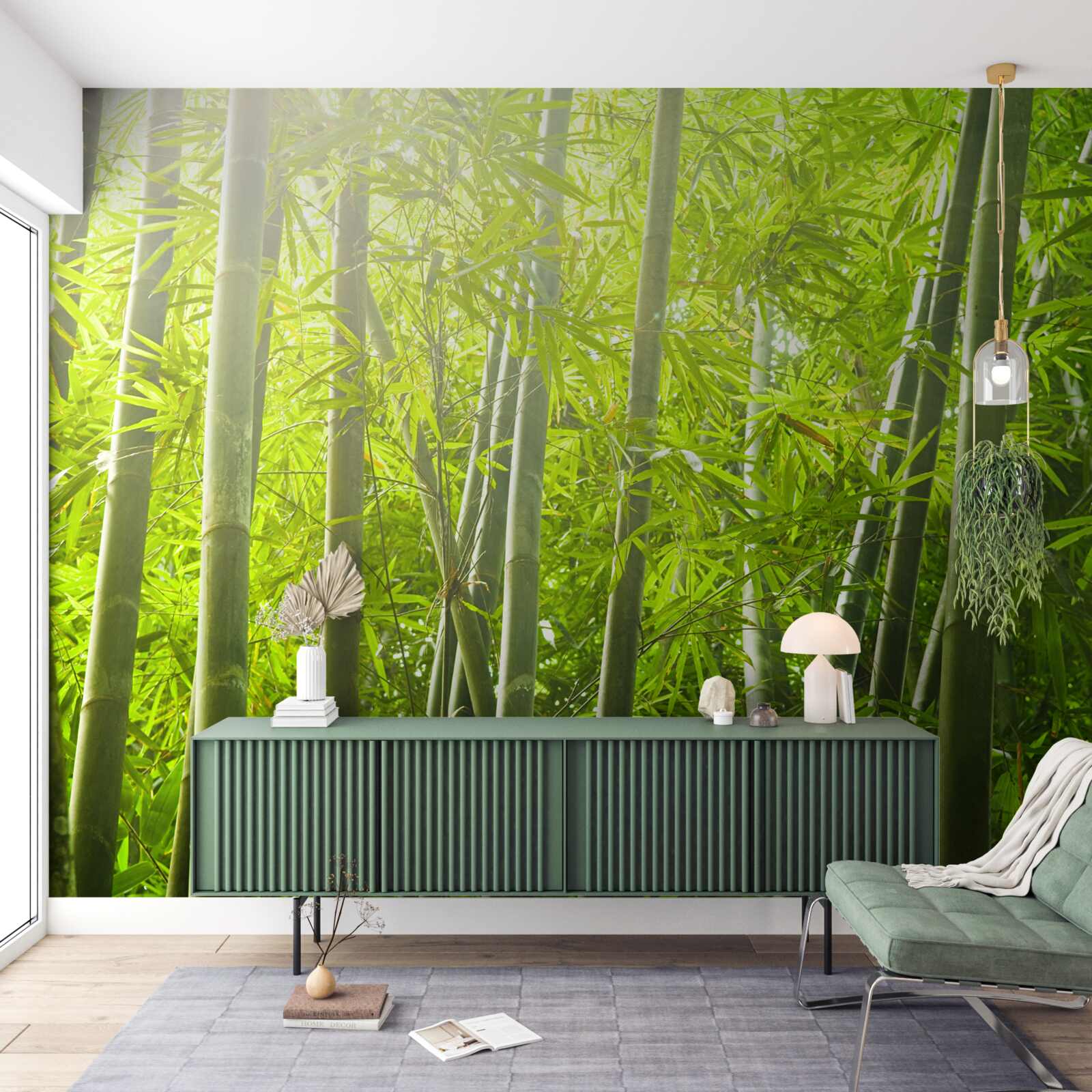 Papier peint des fourrés denses de bambous
