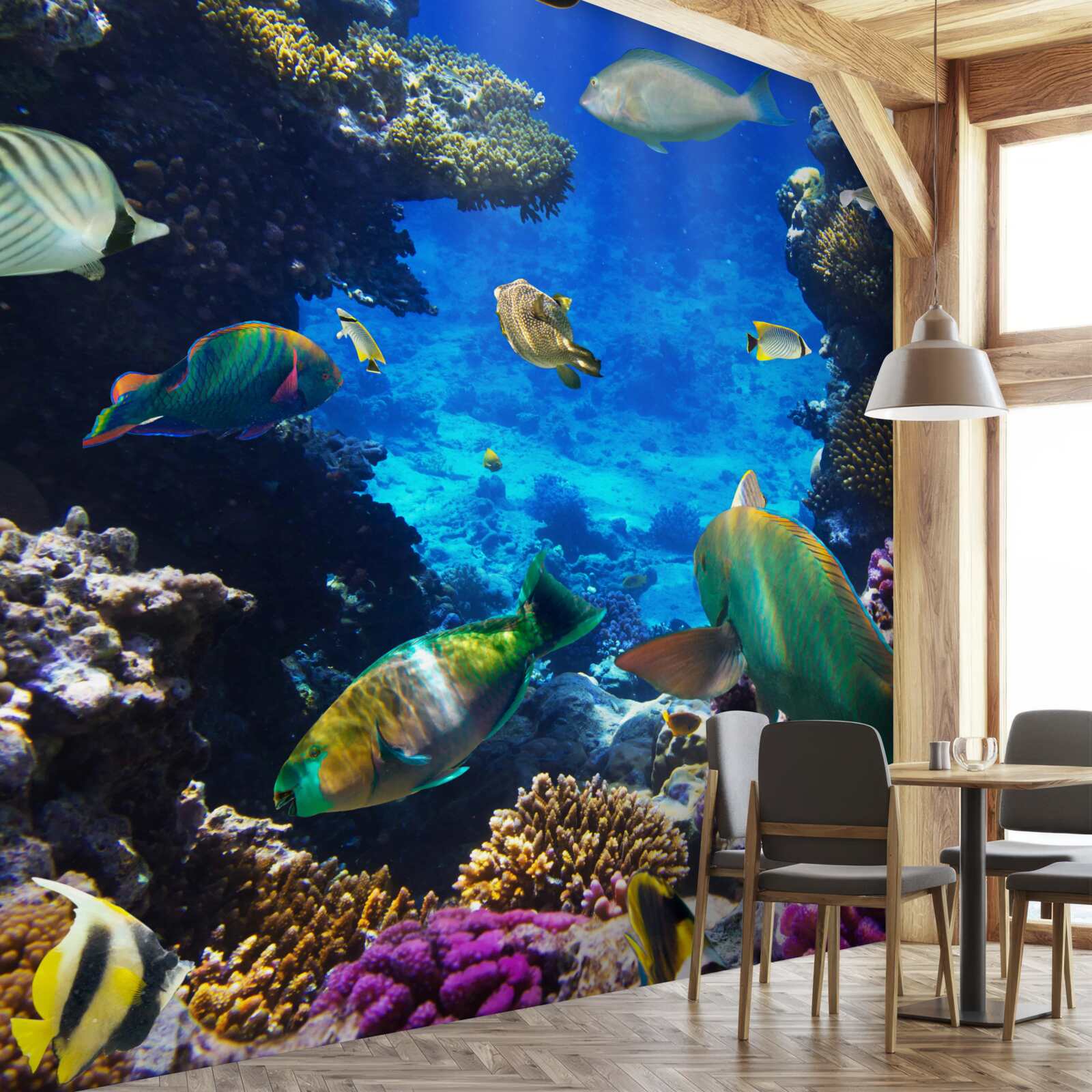 Papier peint les mystérieuses profondeurs de l'océan