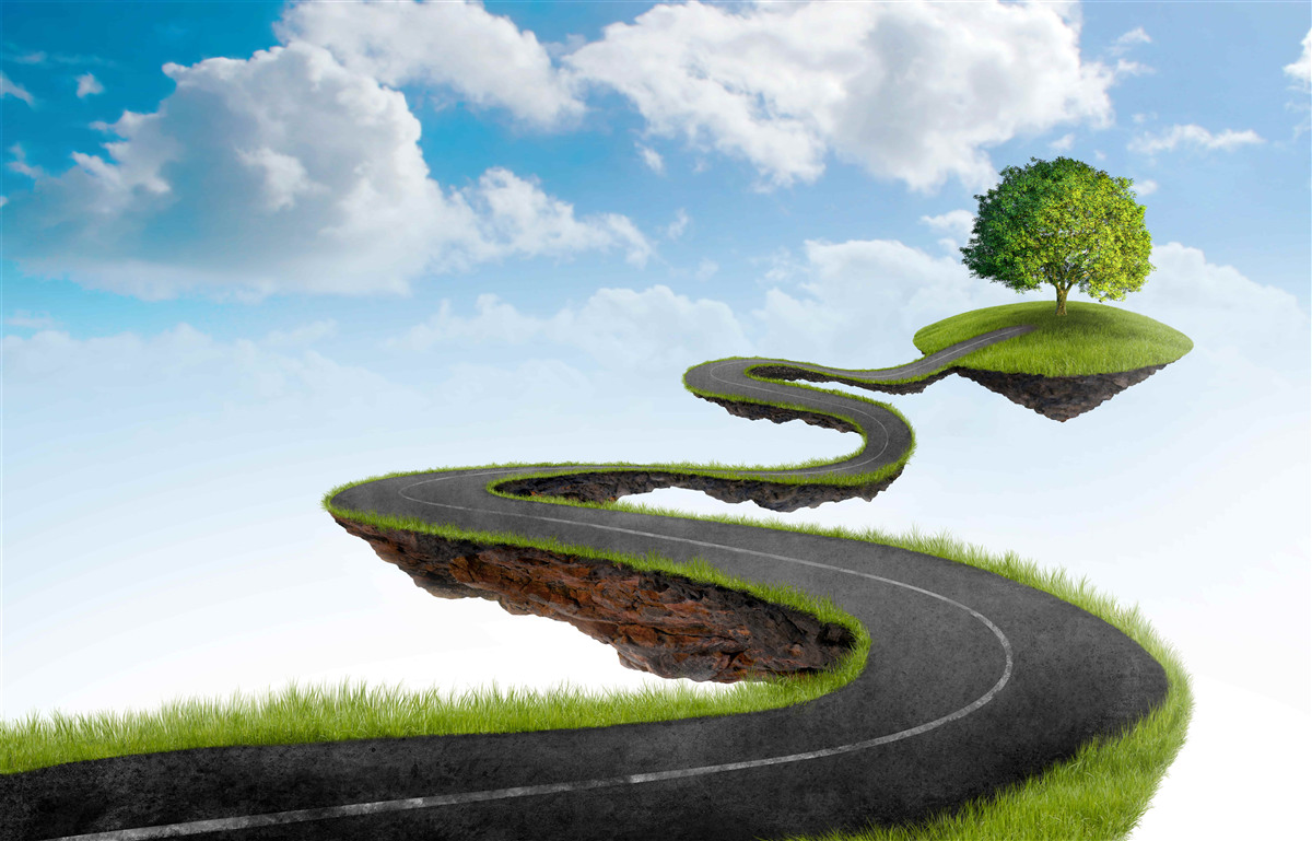 Papier peint le parcours de vie d'une personne