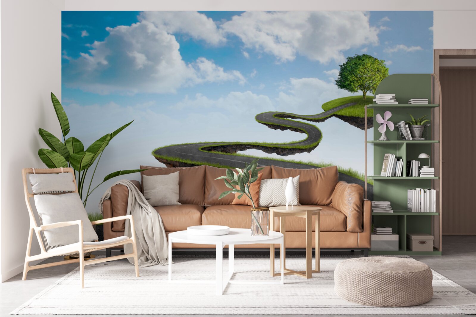 Papier peint le parcours de vie d'une personne