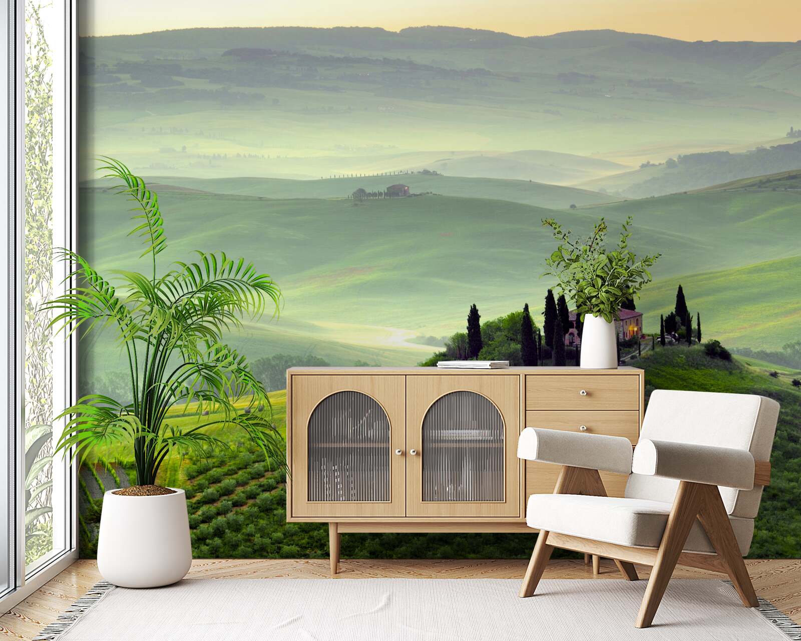 Papier peint sous le soleil de toscane