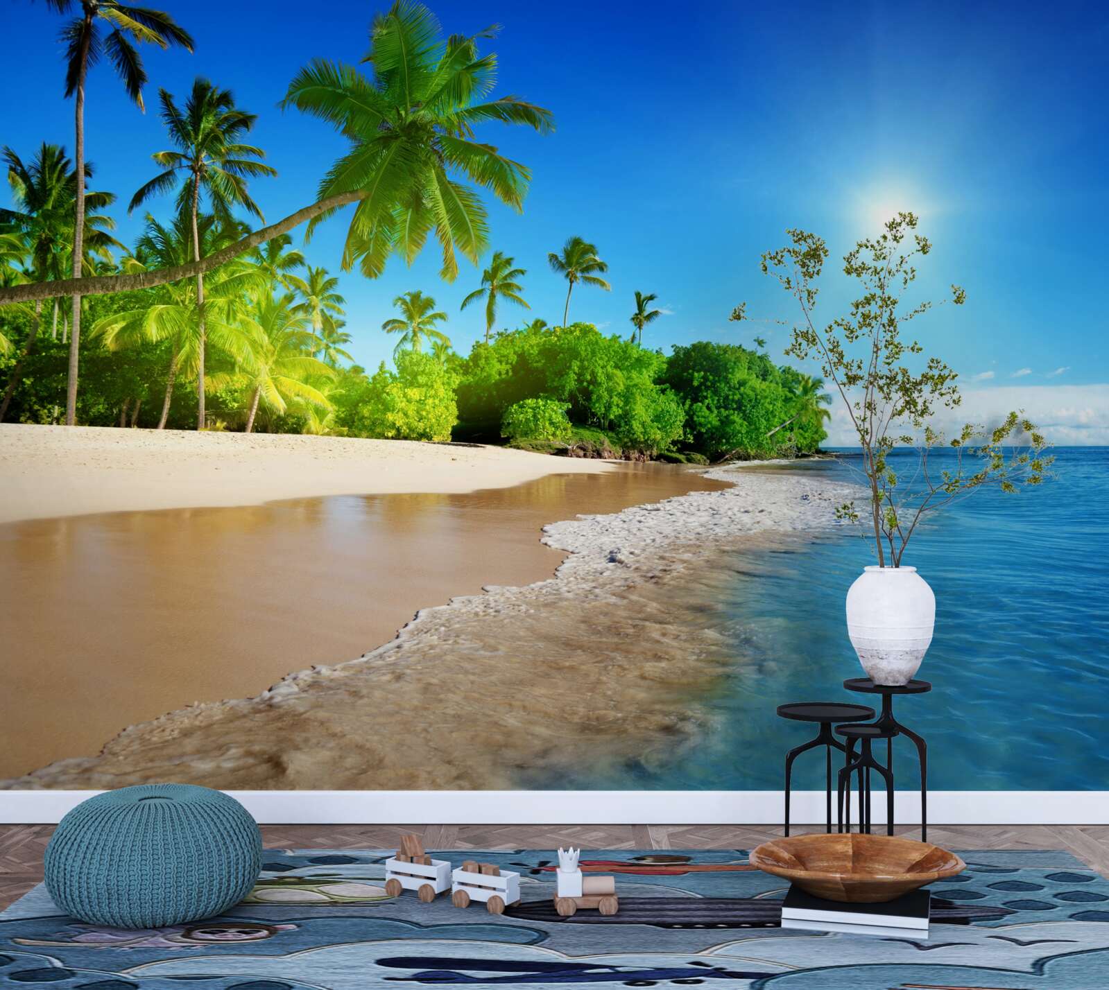 Papier peint côte bleue