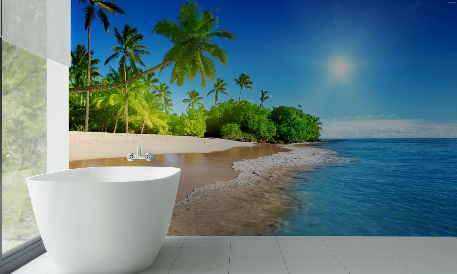 Papier peint côte bleue