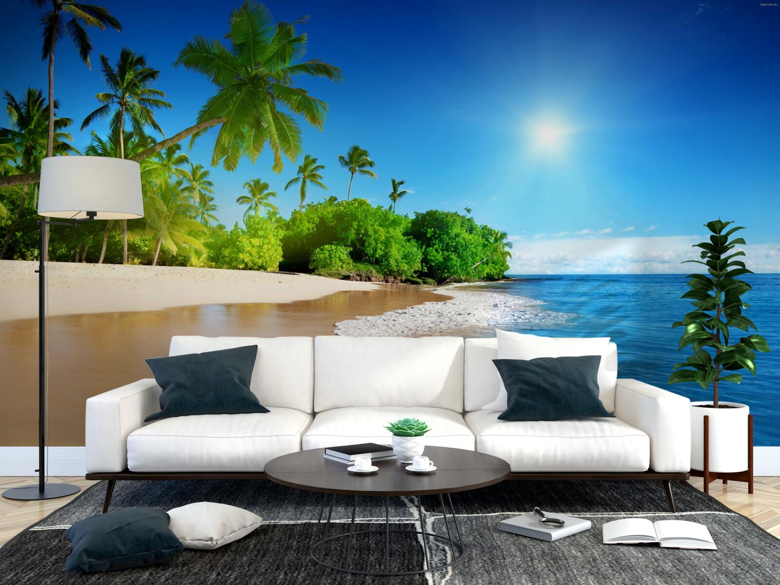 Papier peint côte bleue