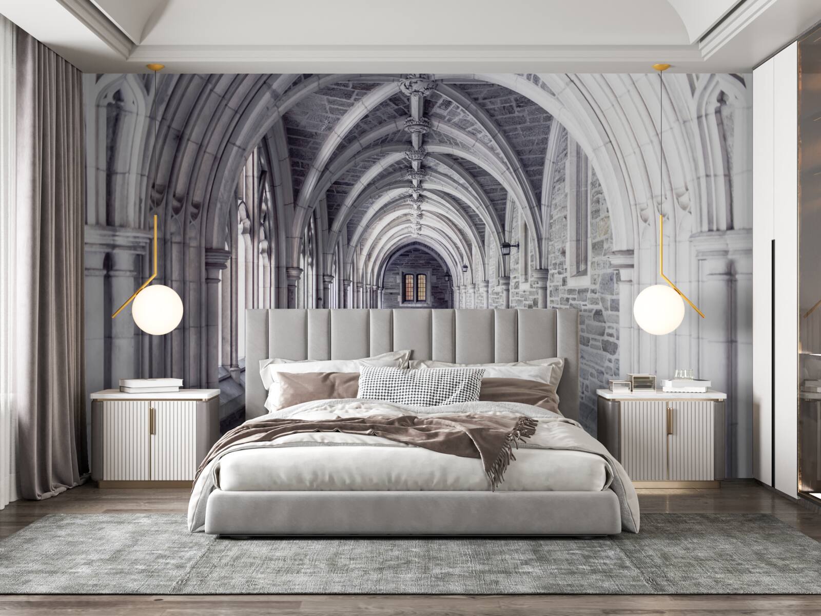 Papier peint éléments architecturaux de la passerelle