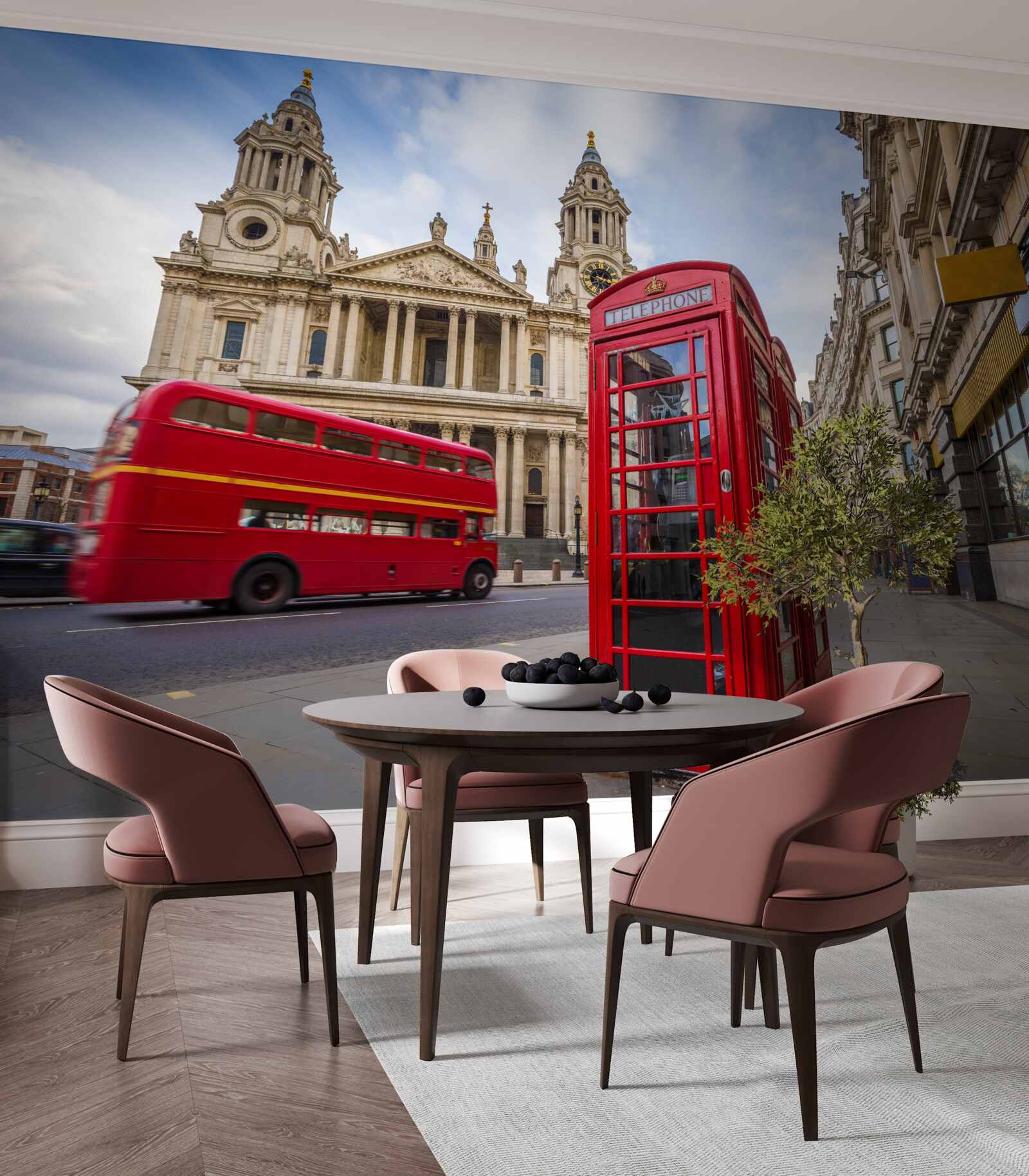 Papier peint caractéristiques et lieux mémorables de londres