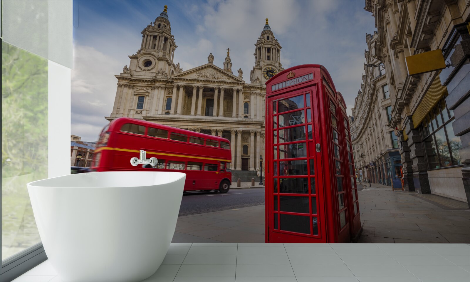 Papier peint caractéristiques et lieux mémorables de londres