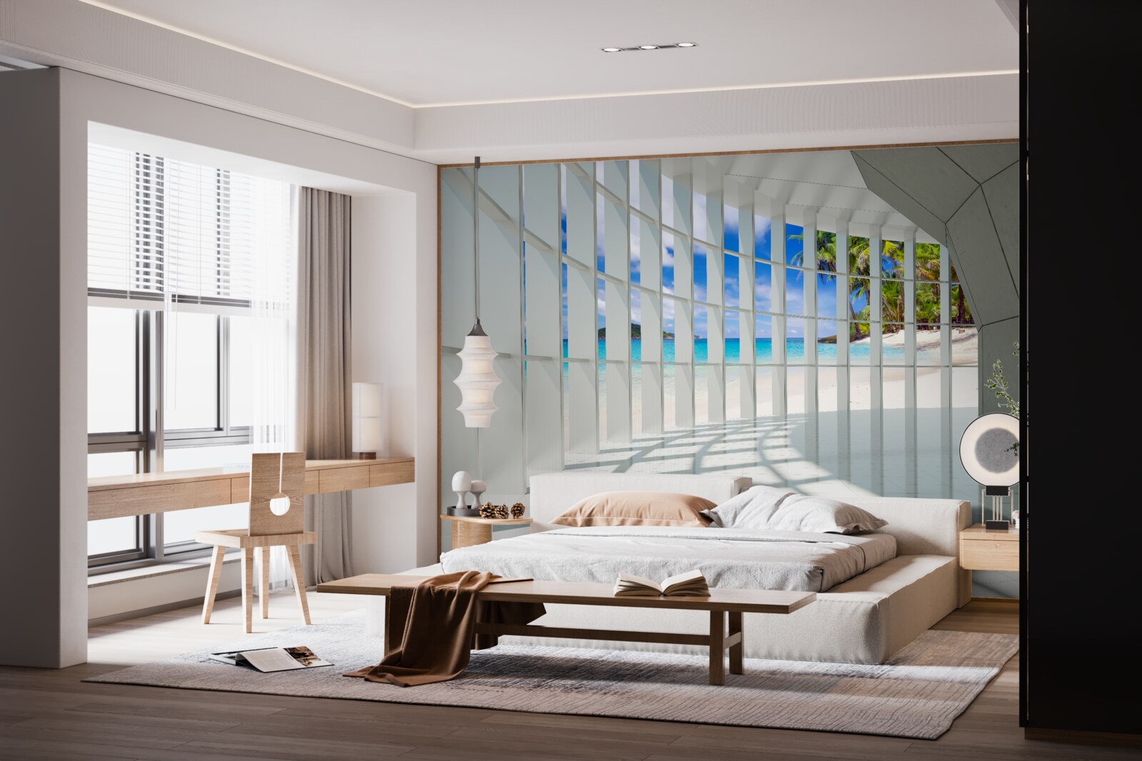 Papier peint légère brillance