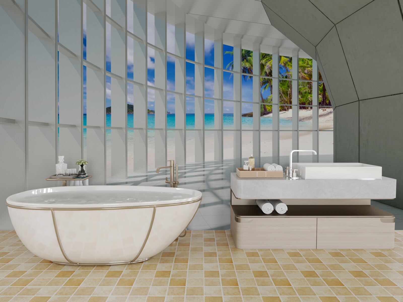 Papier peint légère brillance