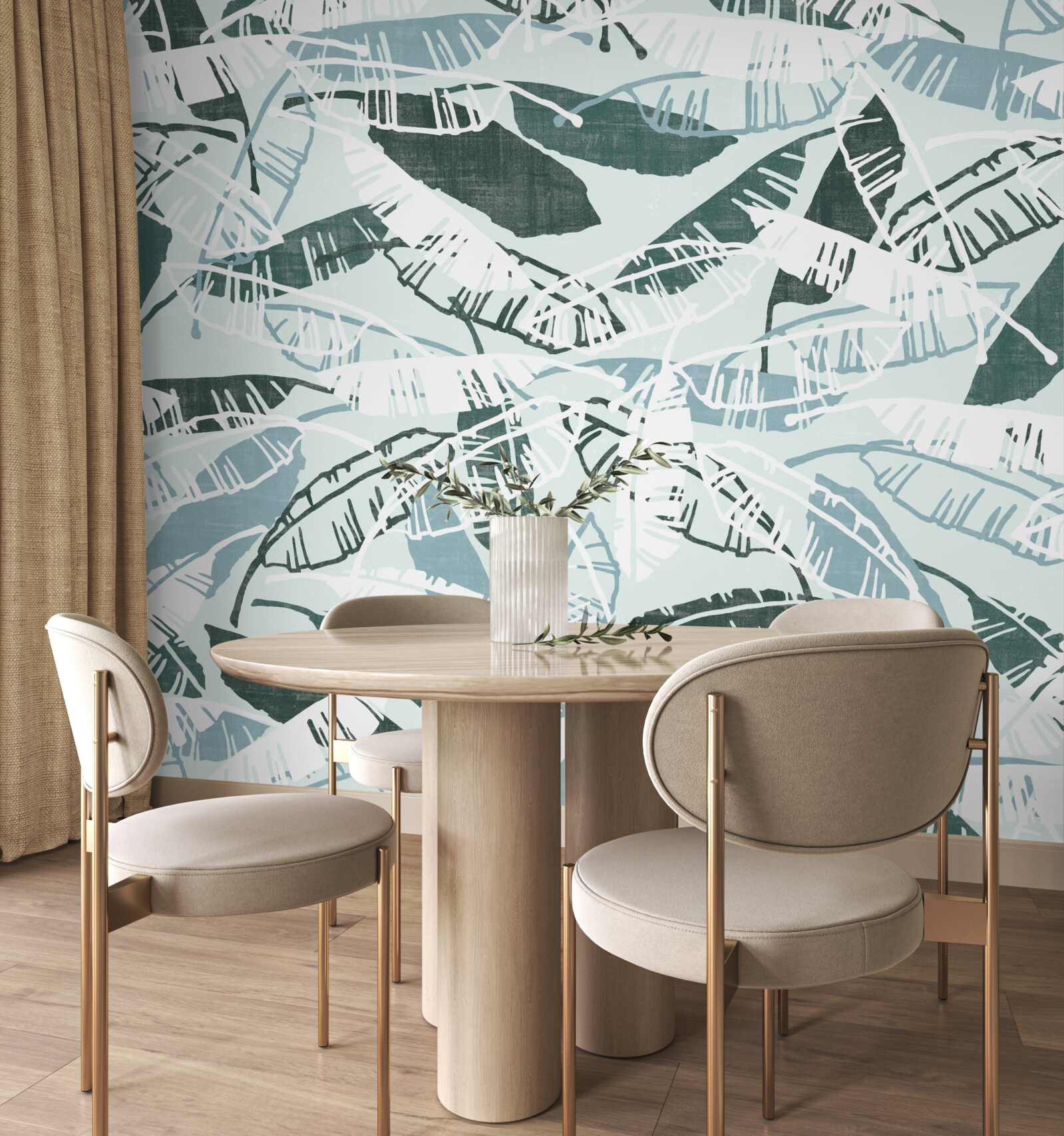 Papier peint motifs de plumes inhabituels