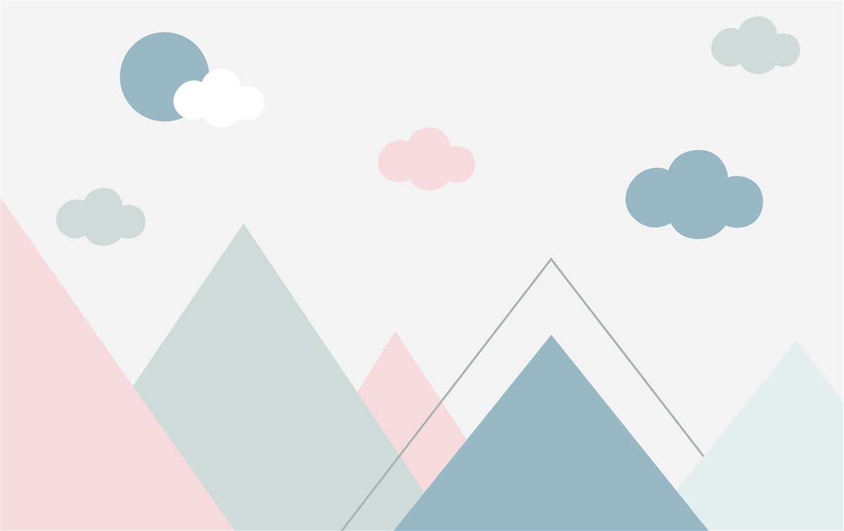 Papier peint nuages et pics