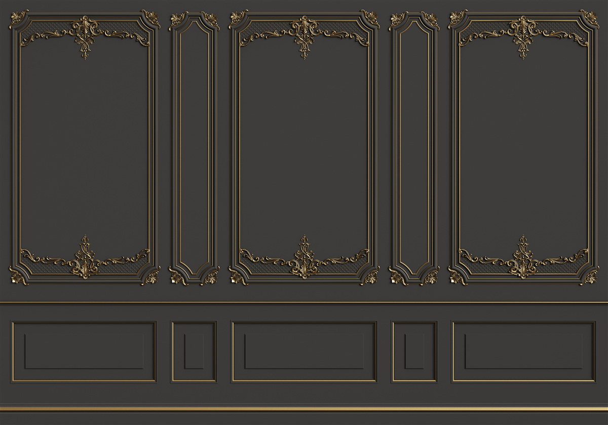 Papier peint mur intérieur traditionnel