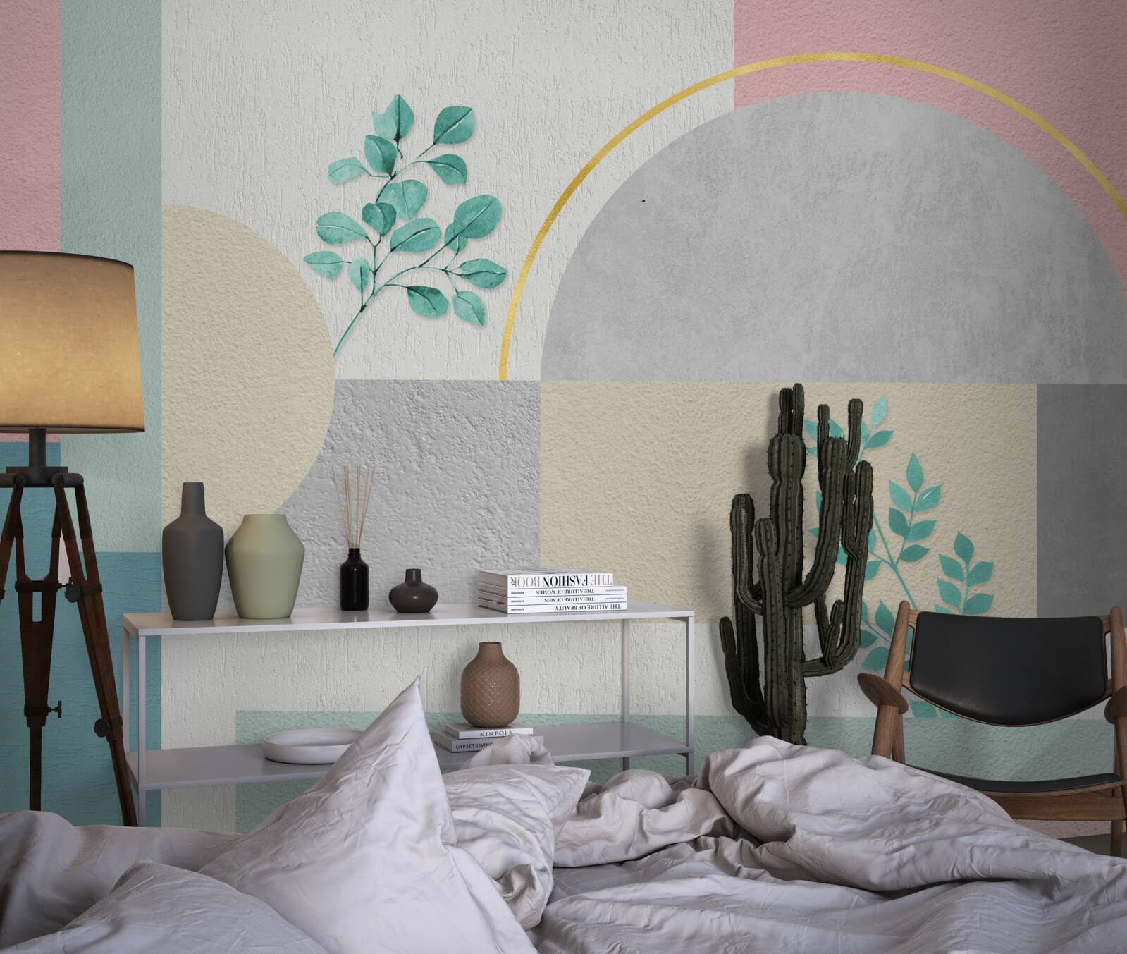 Papier peint le fond minimaliste se distingue par son originalité