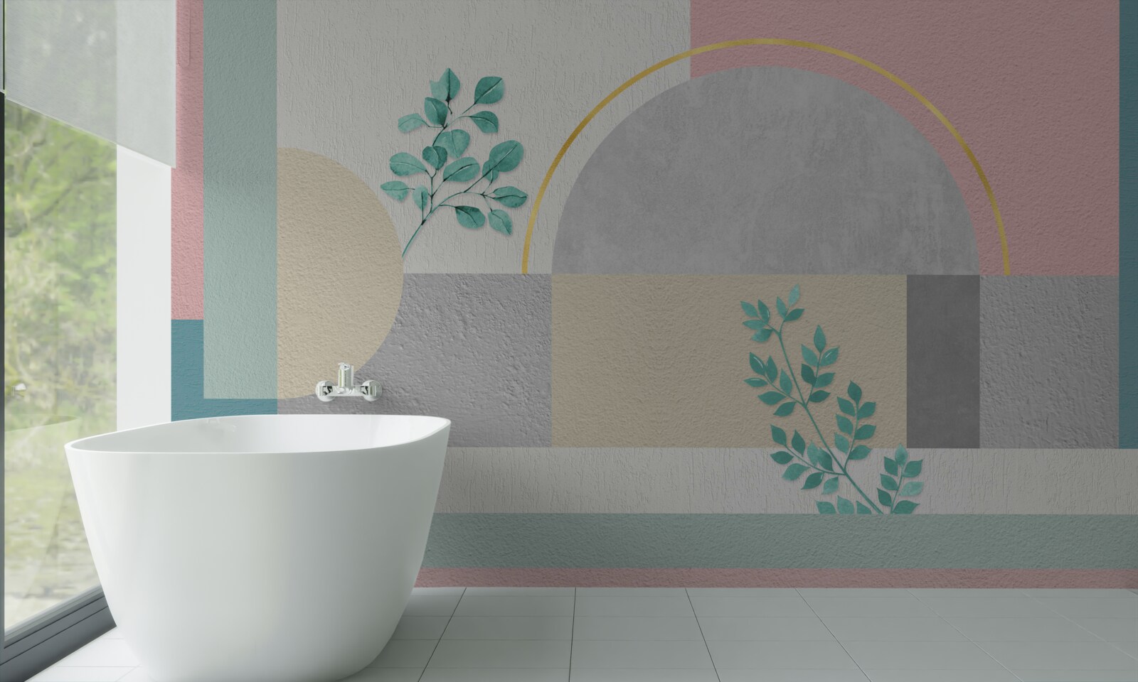 Papier peint le fond minimaliste se distingue par son originalité