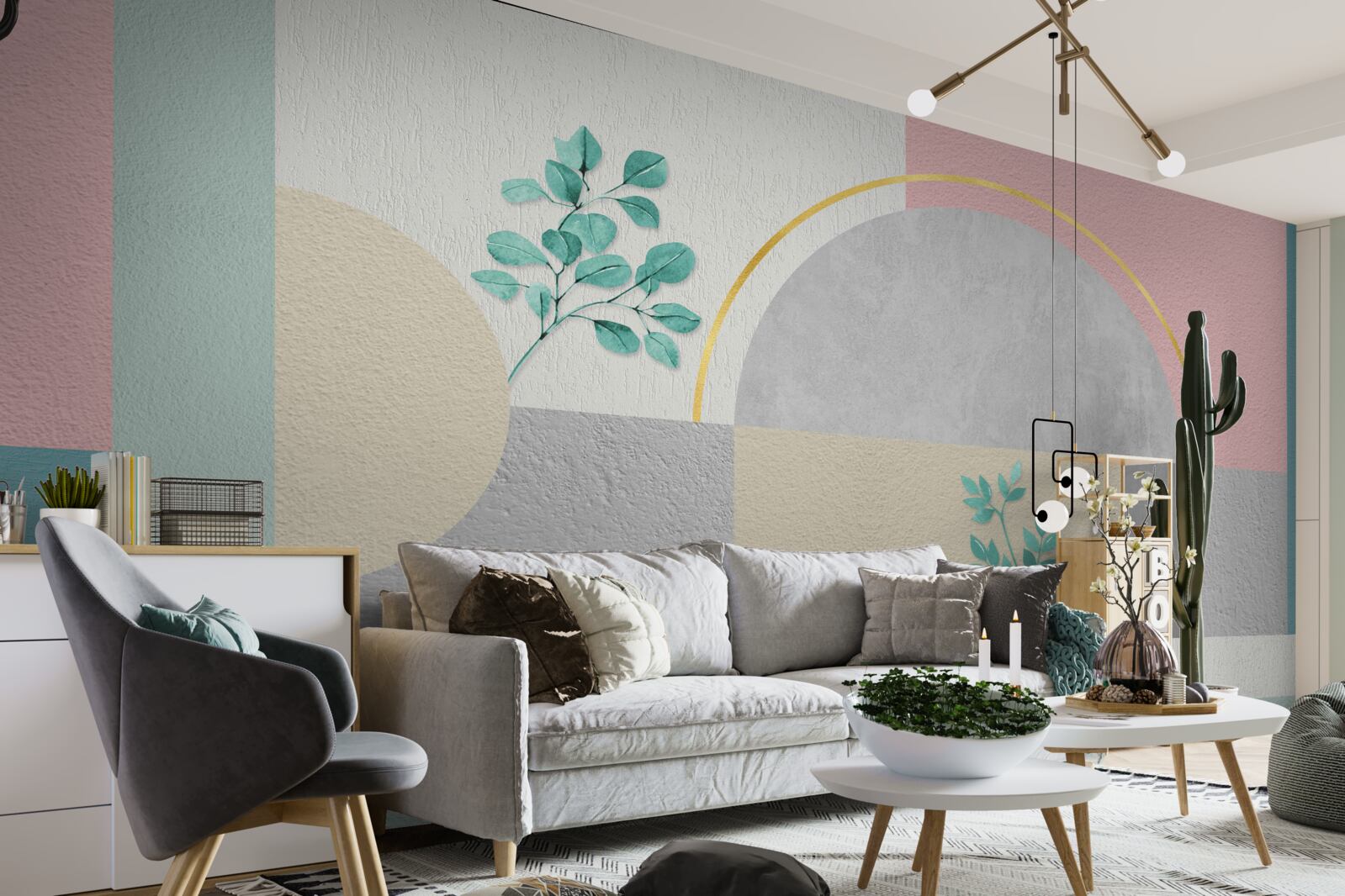 Papier peint le fond minimaliste se distingue par son originalité