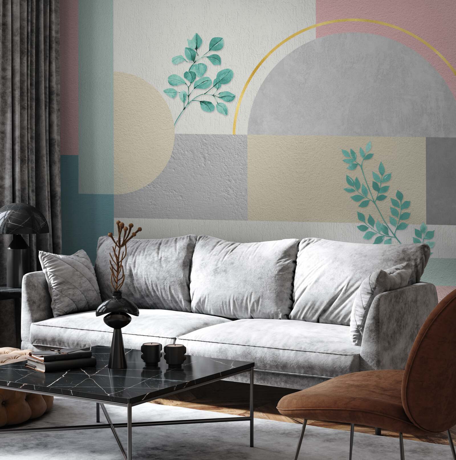 Papier peint le fond minimaliste se distingue par son originalité