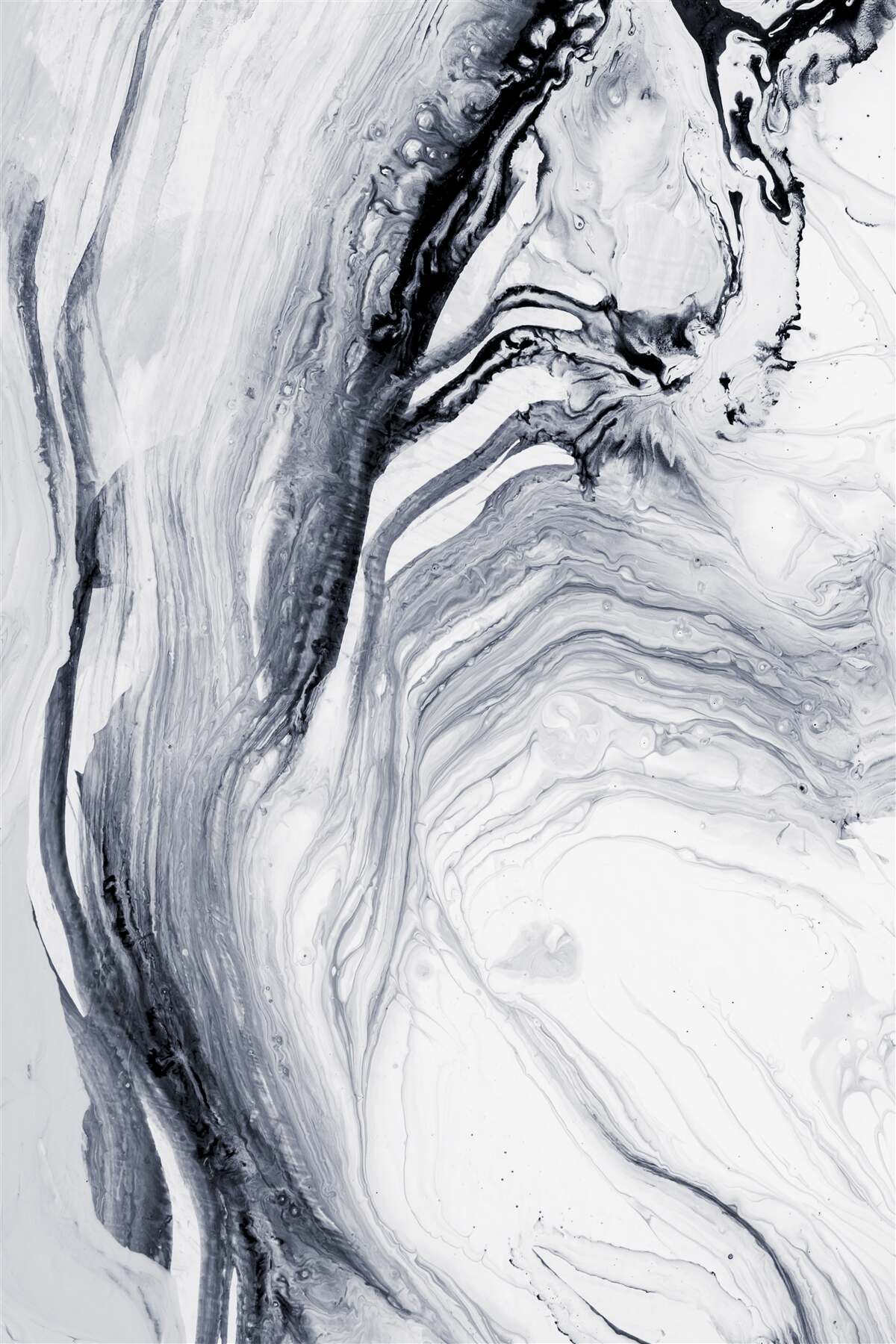 Papier peint vagues grises et floues