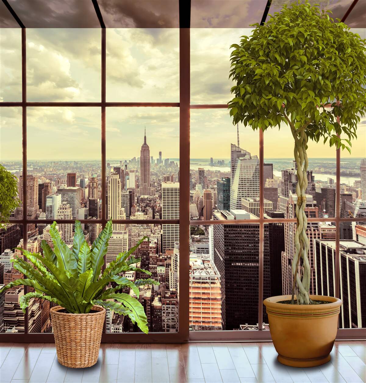 Papier peint le magnifique paysage de new york