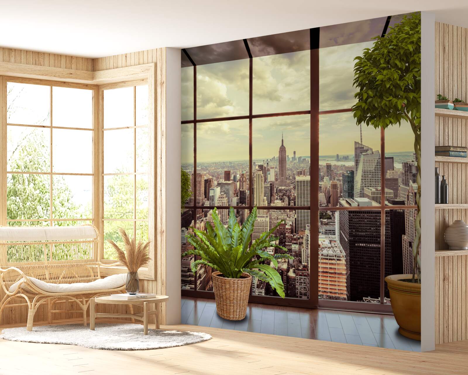 Papier peint le magnifique paysage de new york