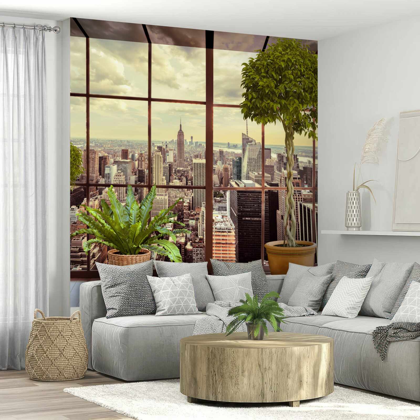 Papier peint le magnifique paysage de new york