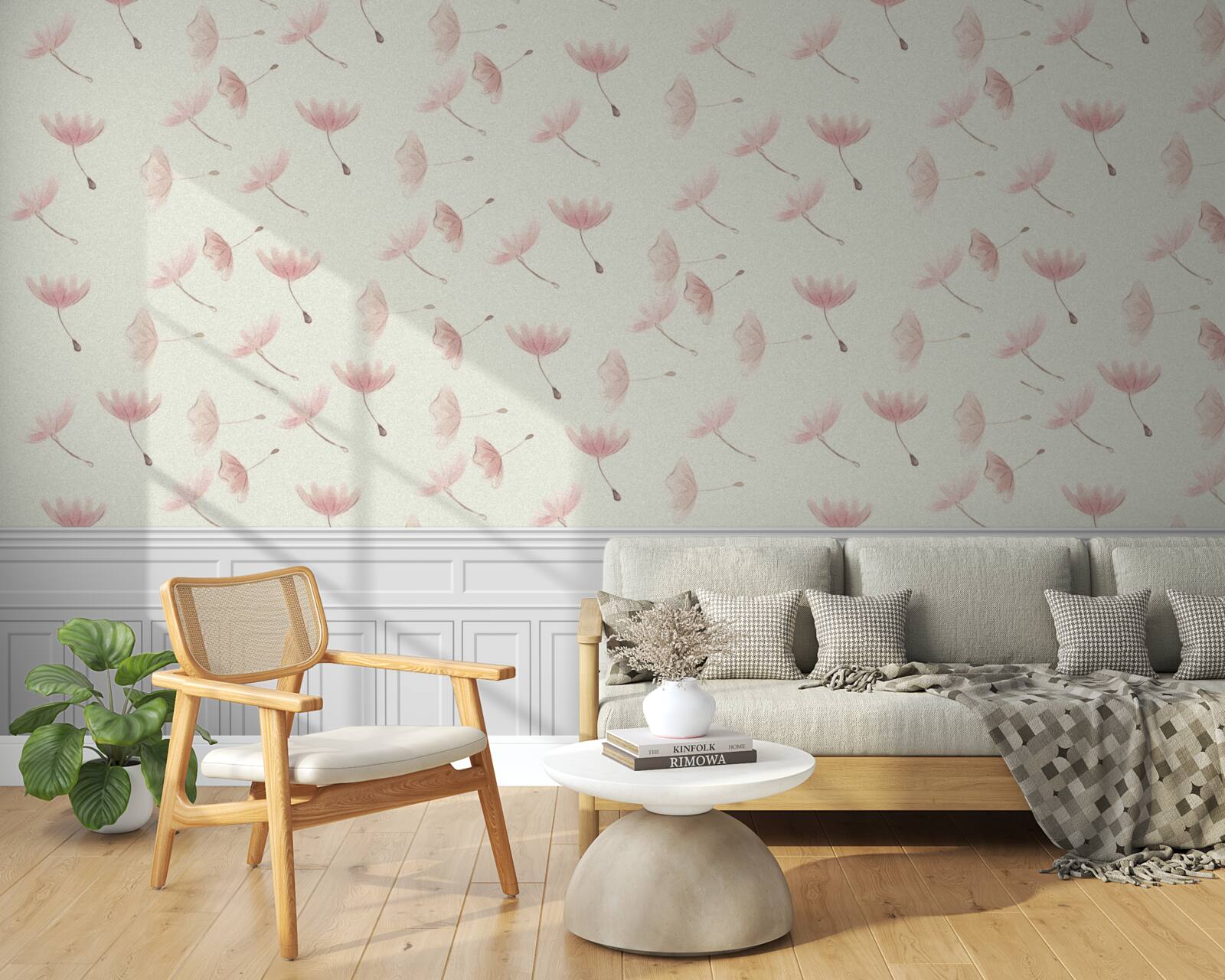 Papier peint herbe de la pampa