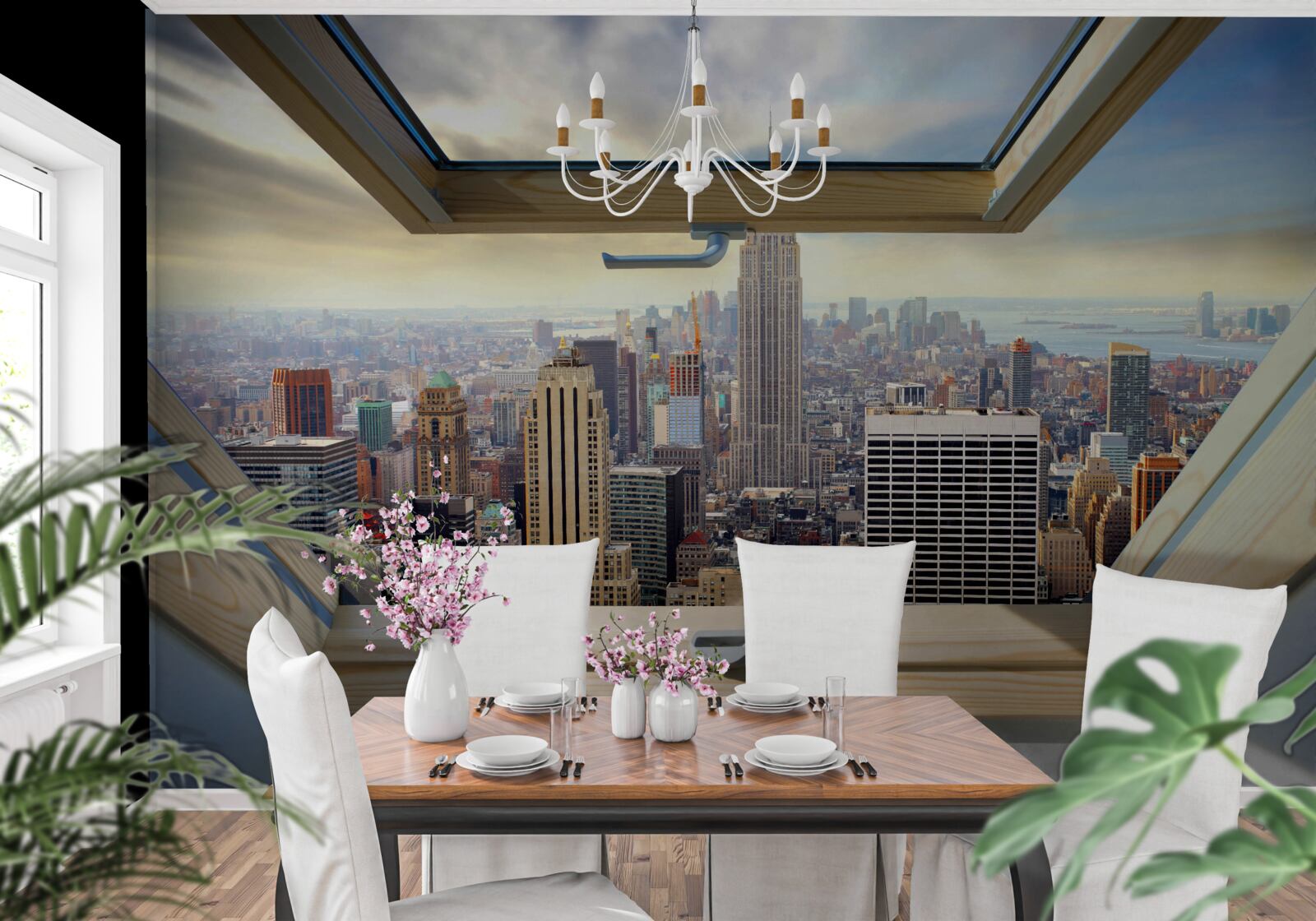 Papier peint le magnifique paysage de new york