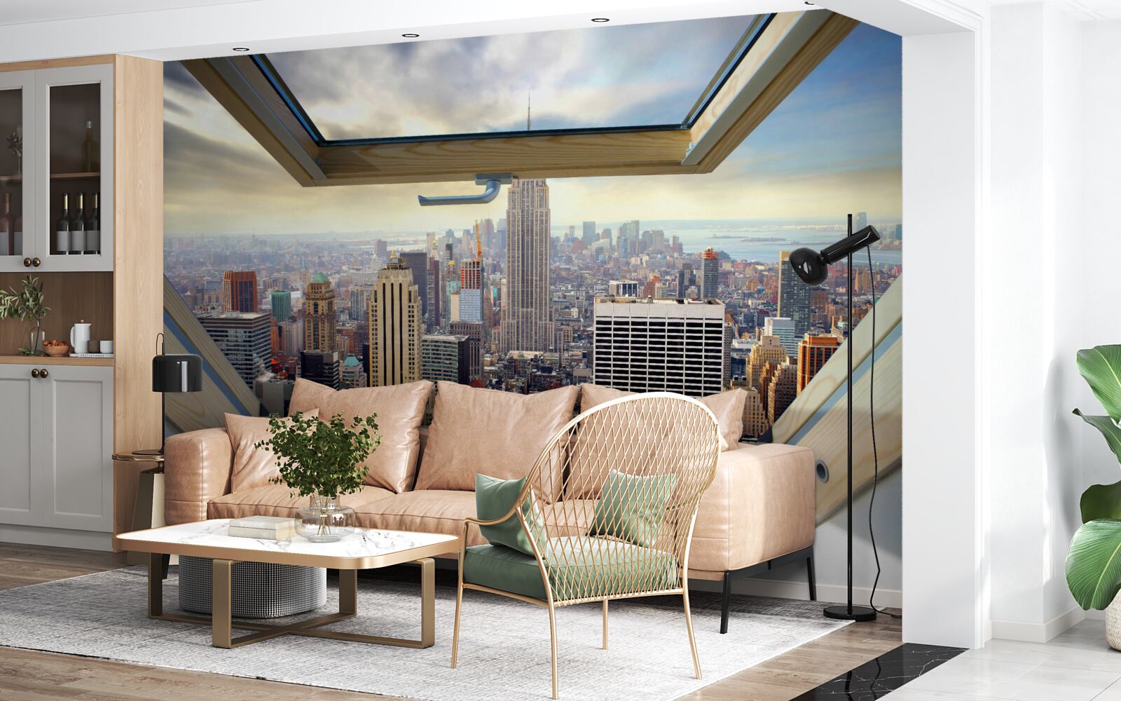 Papier peint le magnifique paysage de new york