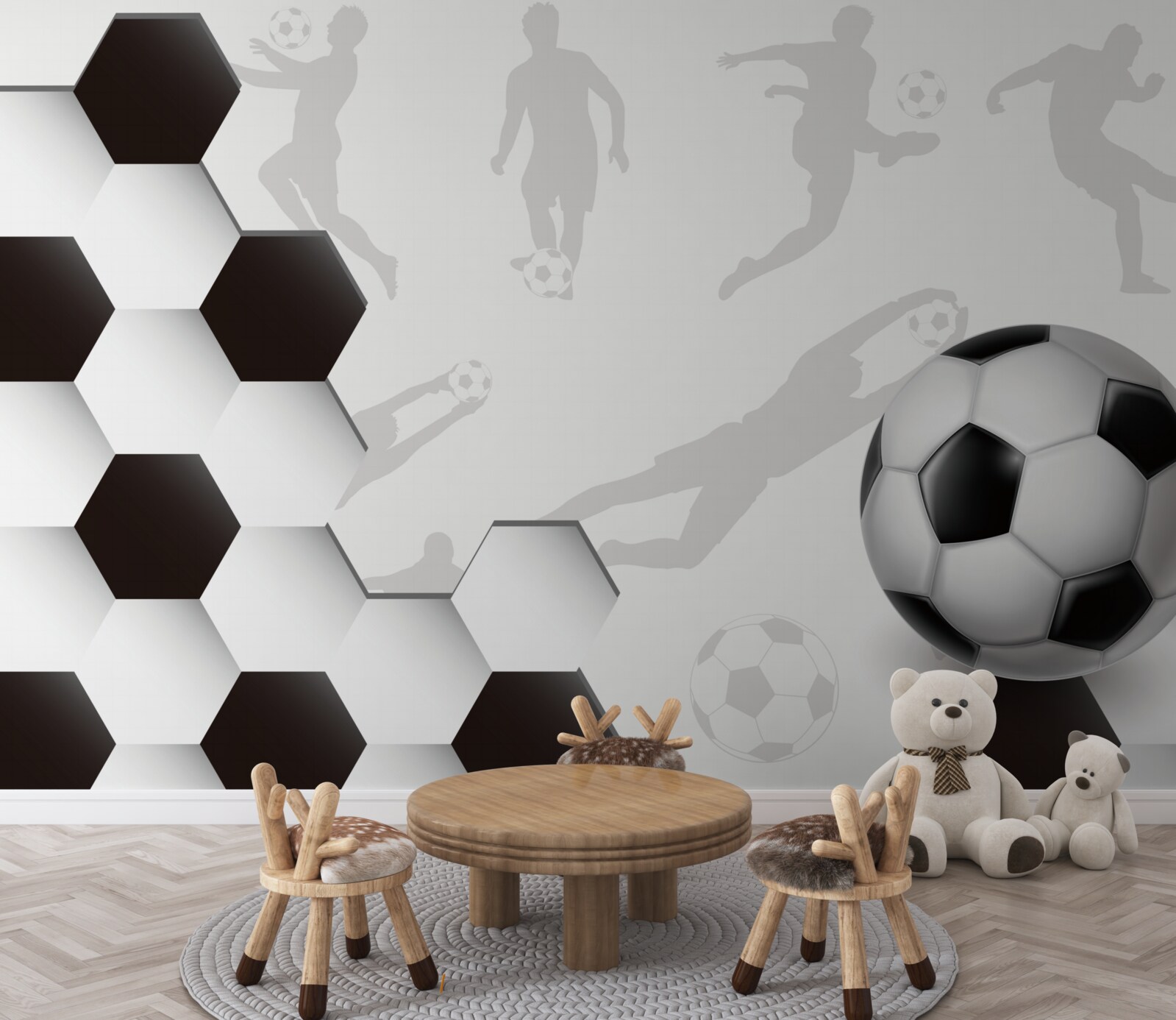 Papier peint thème du football