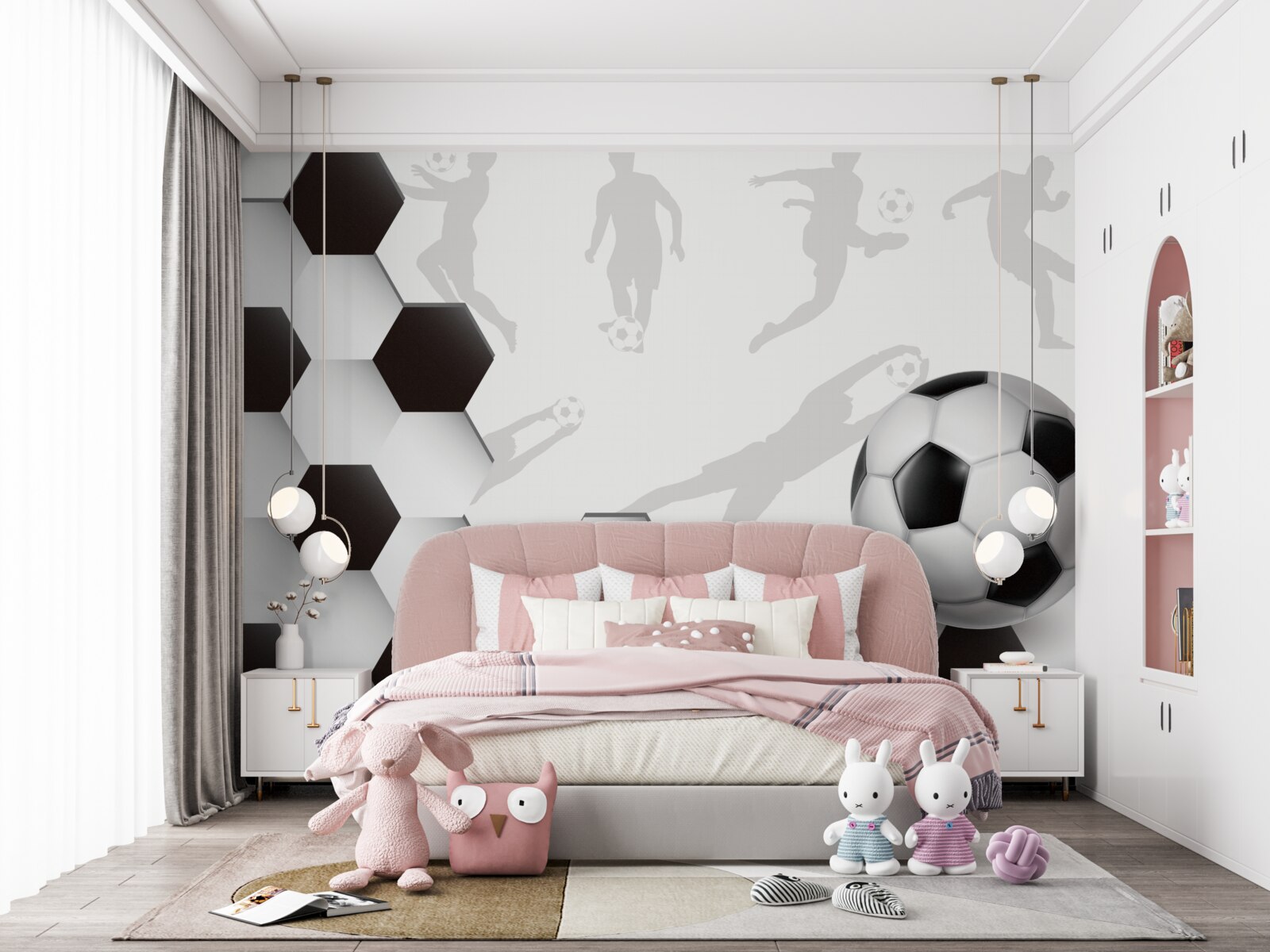 Papier peint thème du football