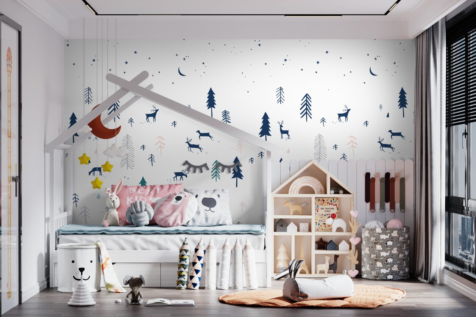 Papier peint Papier peint pour enfants dans un style minimaliste