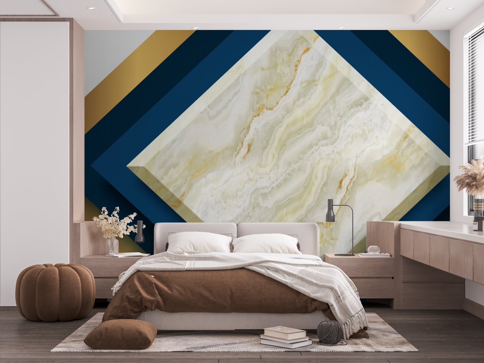 Papier peint panneaux avec des céramiques remarquables